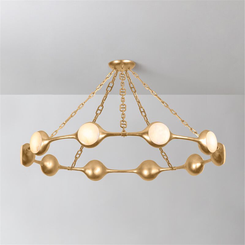 Noz Nozawa Riviere 51.5 Inch Chandelier by Corbett Lighting