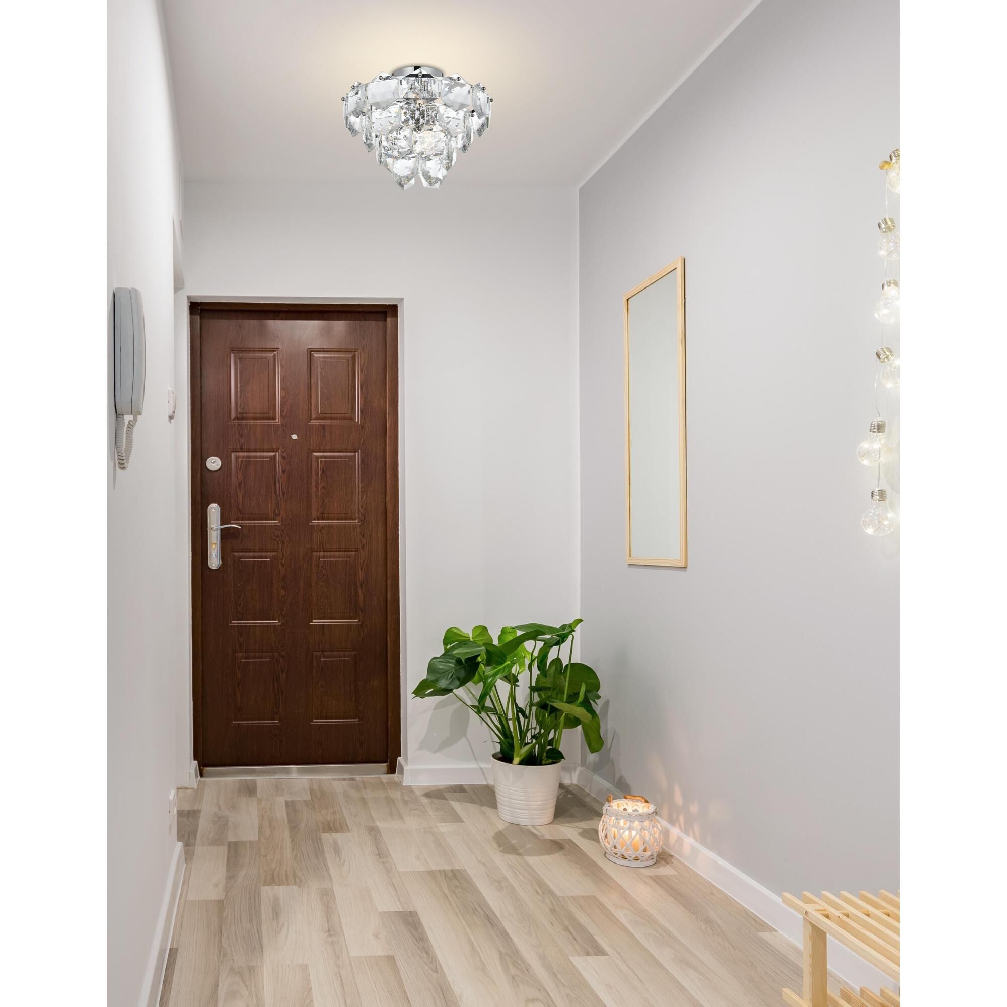 Shown in Chrome And Clear finish and Rc crystal