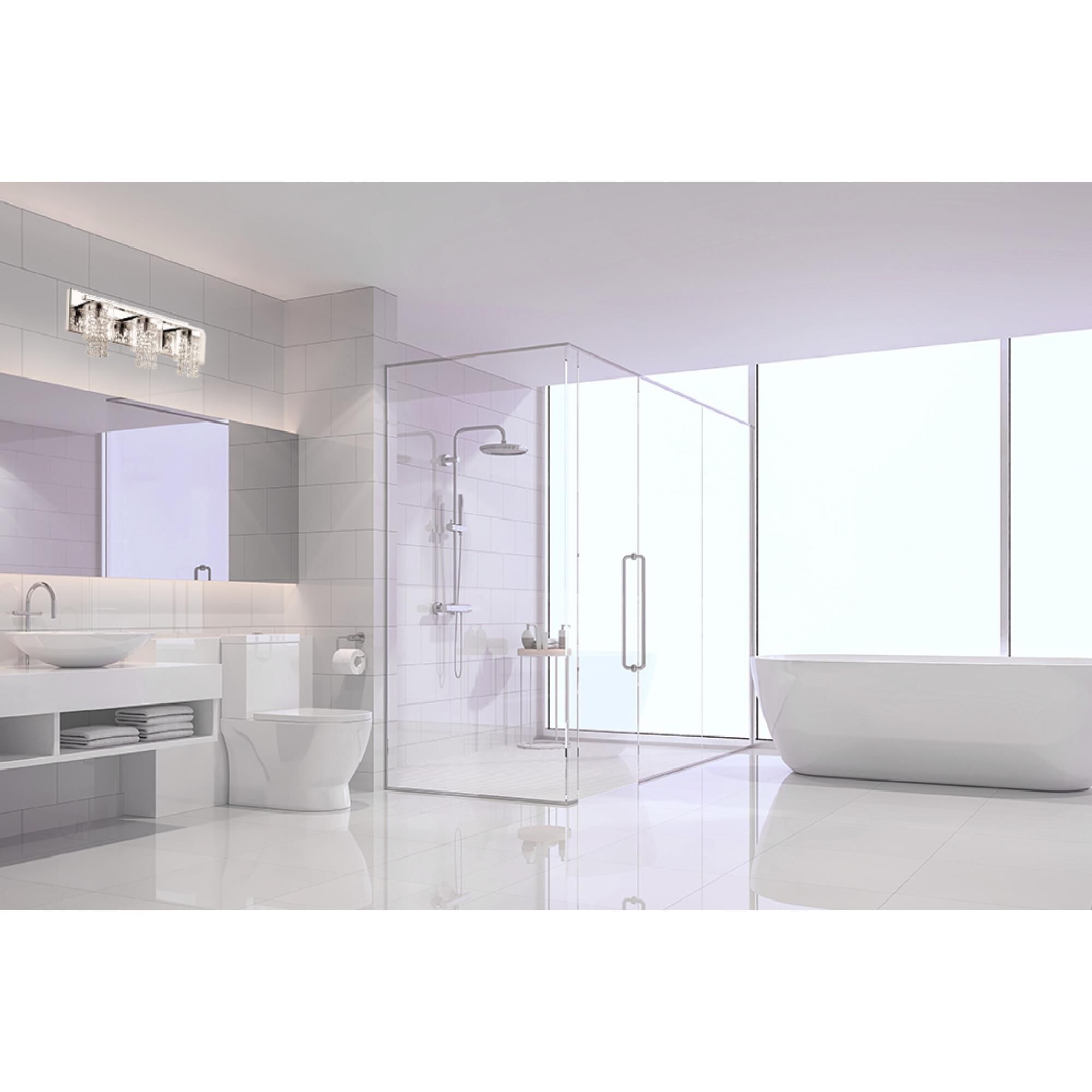 Eglo Kissling 25 Inch 3 Light Bath Vanity Light by Eglo Lighting