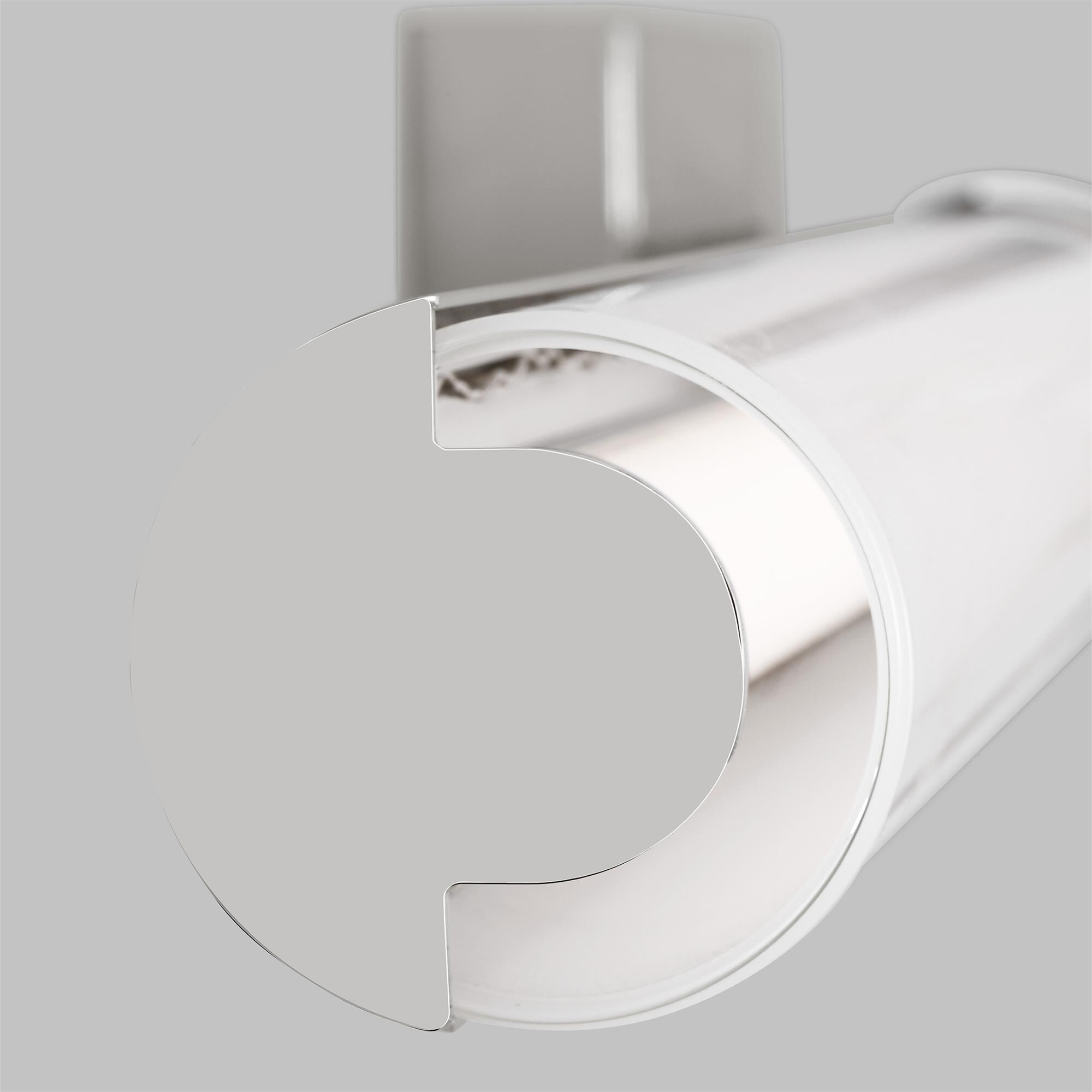 Shown in Chrome finish and Arctic glass and Arctic Glass s shade