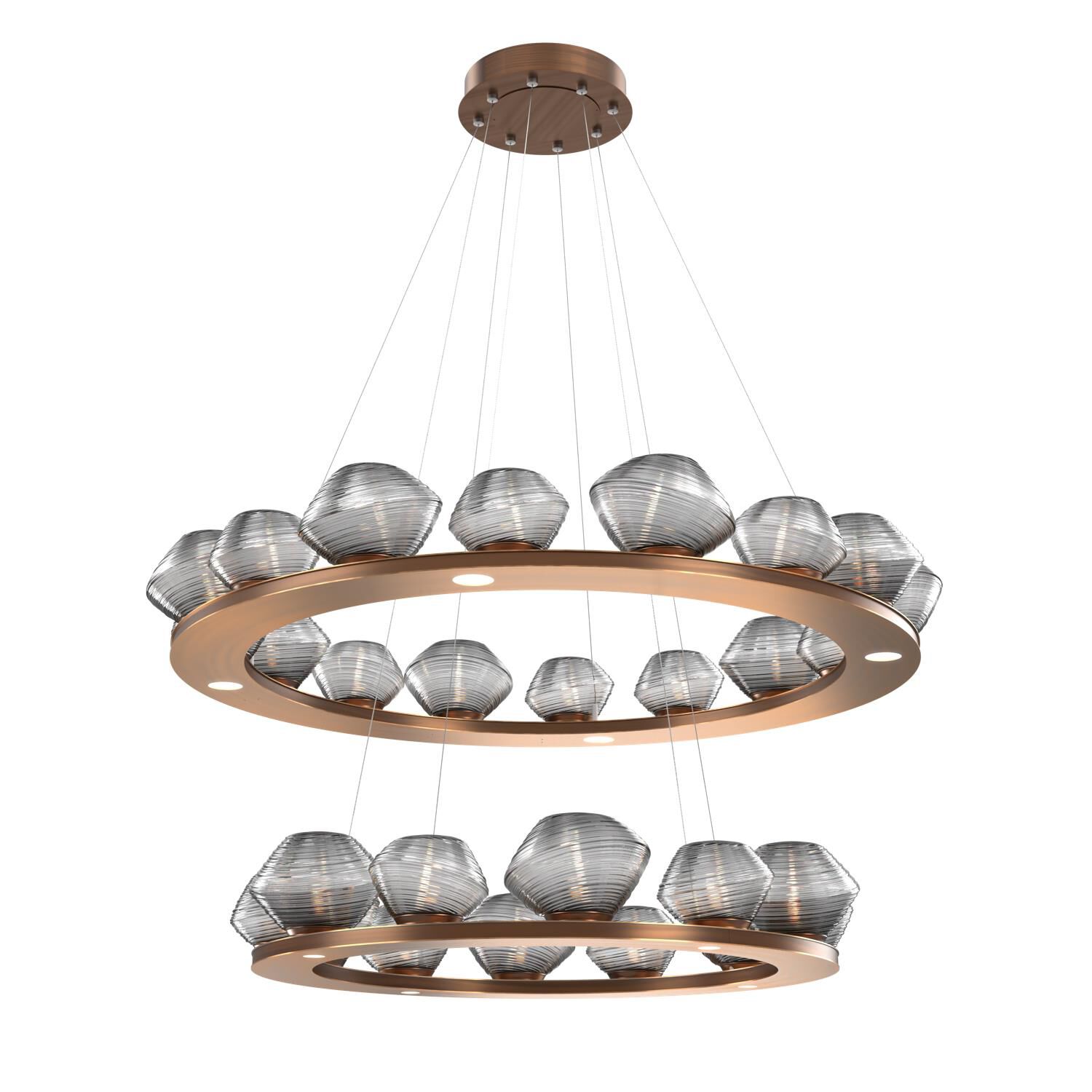Mesa 48 Inch 28 Light LED Chandelier by Hammerton Studio