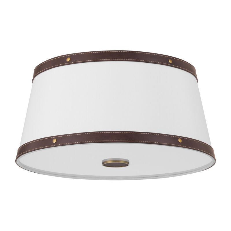 Callahan 17 Inch 3 Light Flush Mount by Crystorama