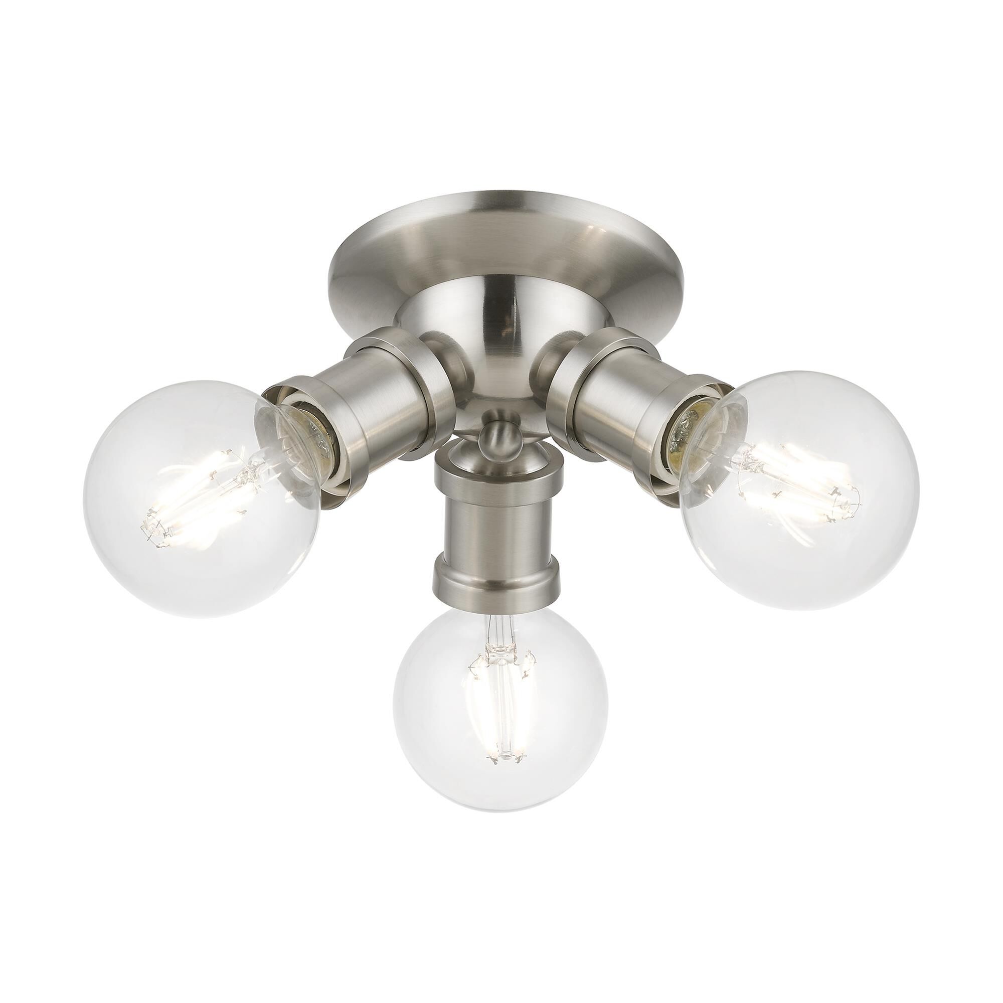 Lansdale 7 Inch 3 Light Flush Mount by Livex Lighting