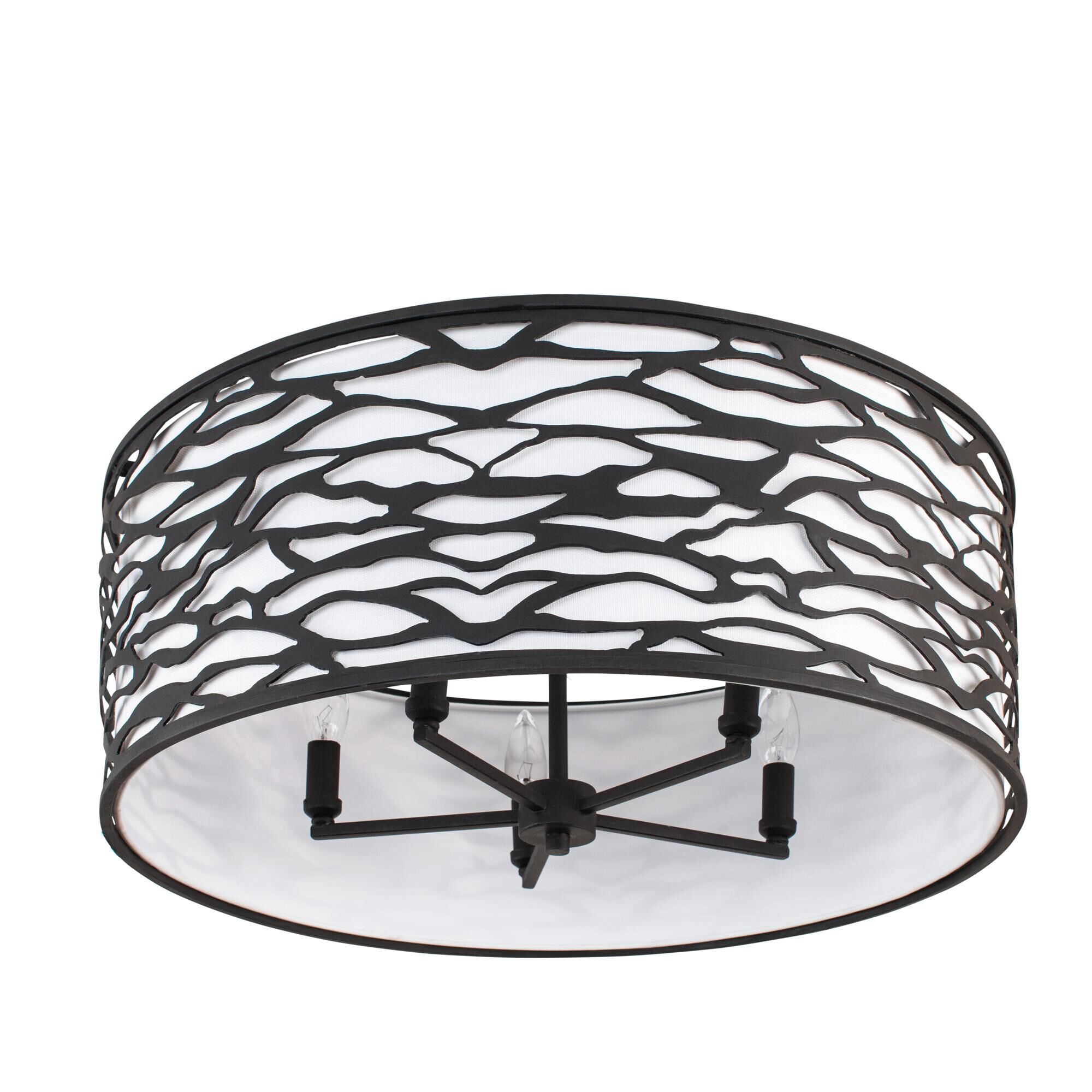 Kato 24 Inch 5 Light Semi Flush Mount by Varaluz