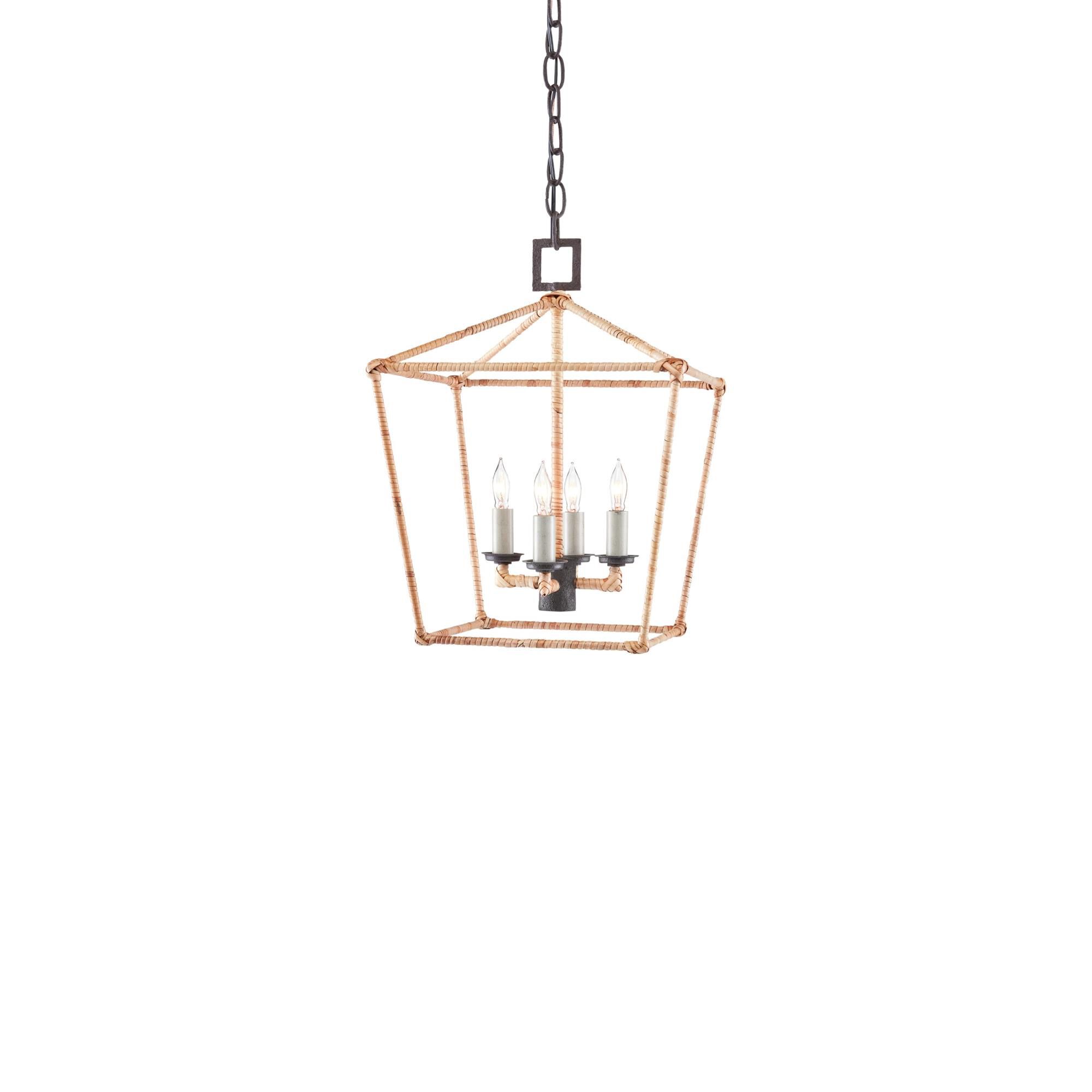 Denison 12 Inch Cage Pendant by Currey and Company