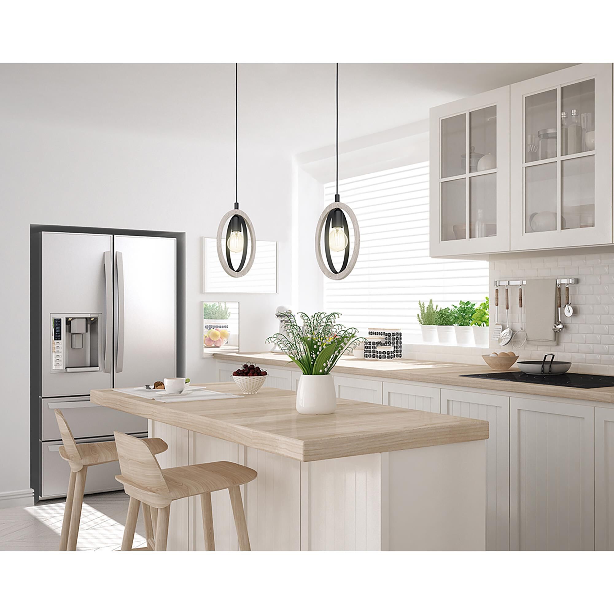 Eglo Lighting Basildon 7 Inch Mini Pendant