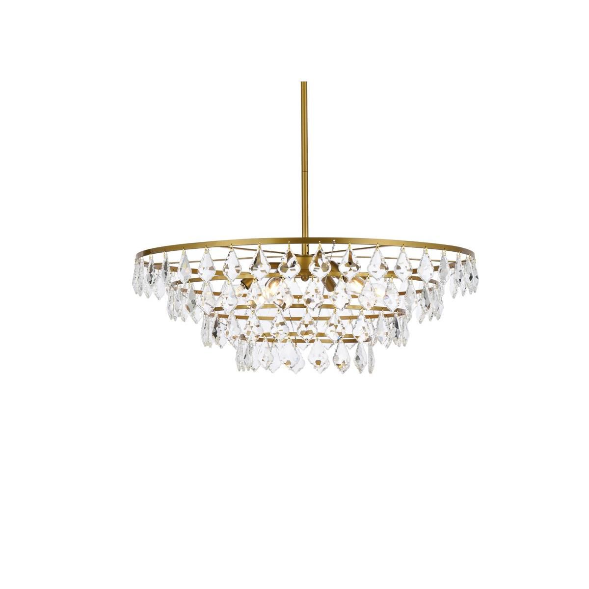 Ella 28 Inch Large Pendant by Elegant Lighting
