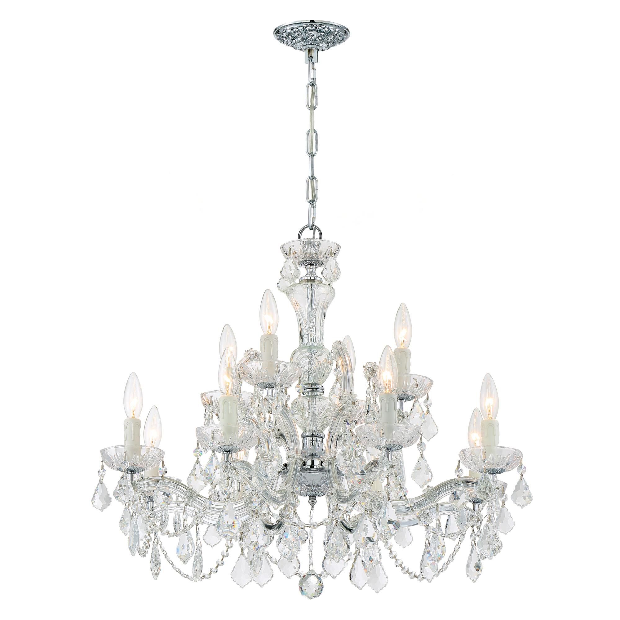 Maria Theresa 29 Inch 12 Light Chandelier by Crystorama