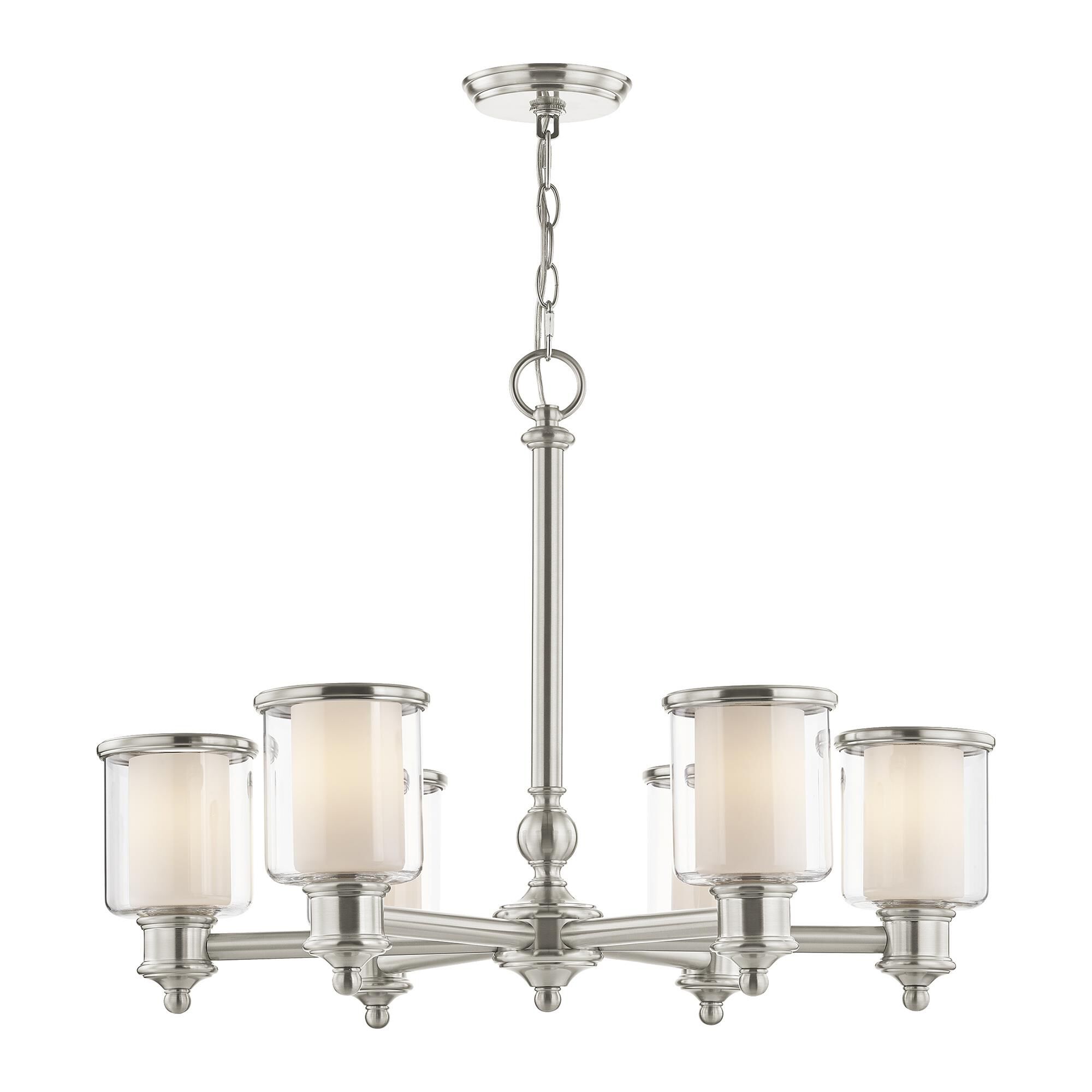 Middlebush 28 Inch 6 Light Chandelier by Livex Lighting