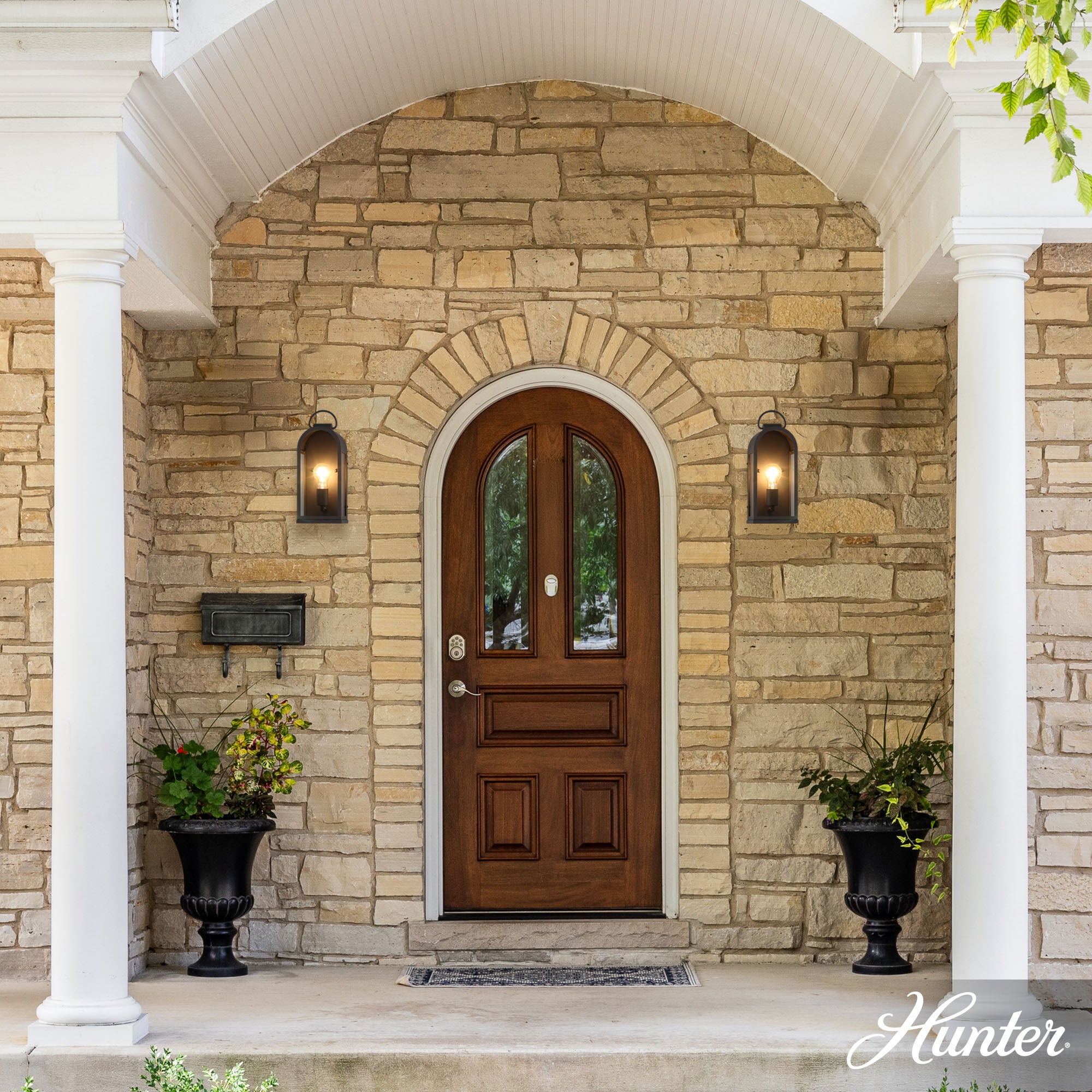 Kendra Bell 15 Inch Outdoor Wall Light,