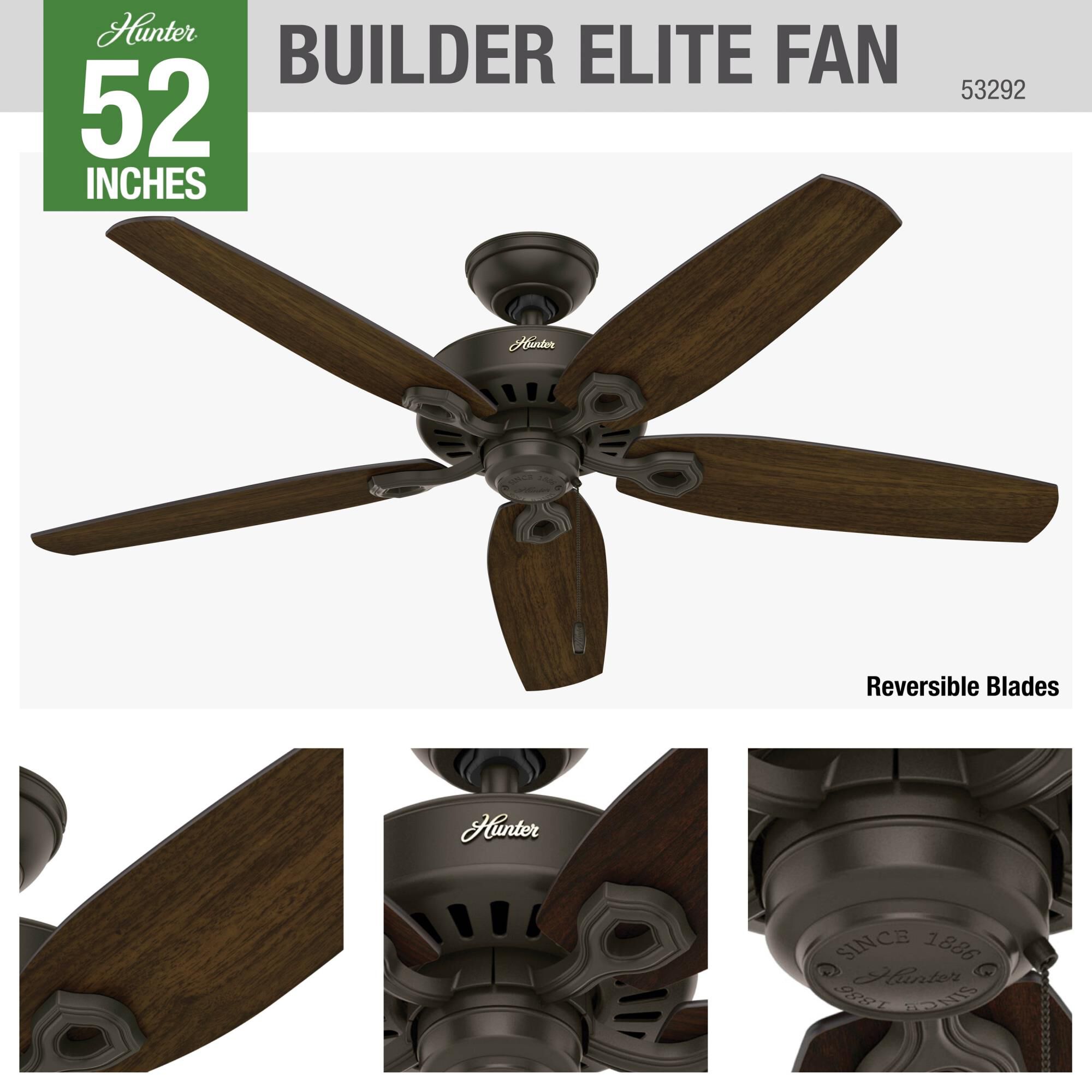 Builder 52 Inch Ceiling Fan by Hunter Fan