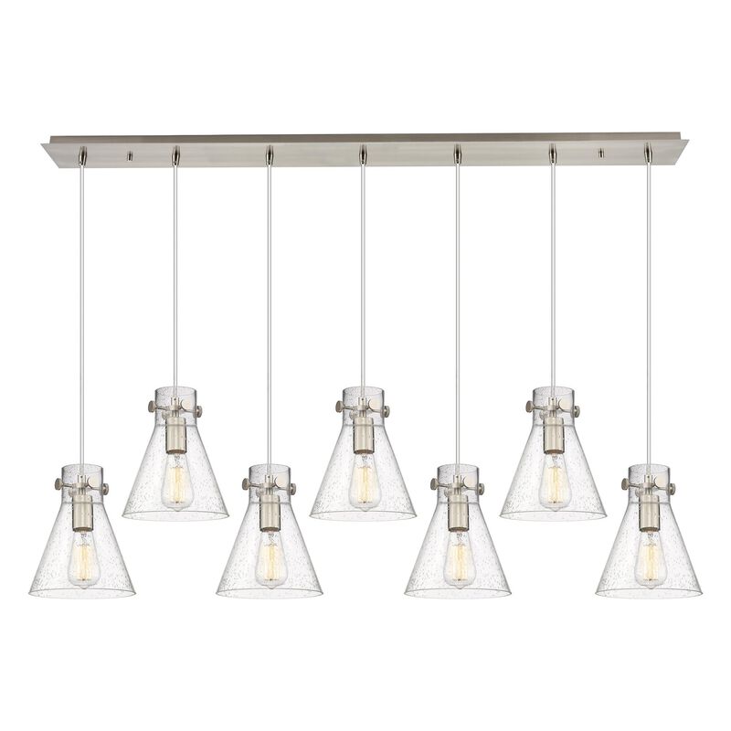 Bruno Marashlian Newton Cone 51 Inch 7 Light Linear Suspension Light by Innovations Lighting