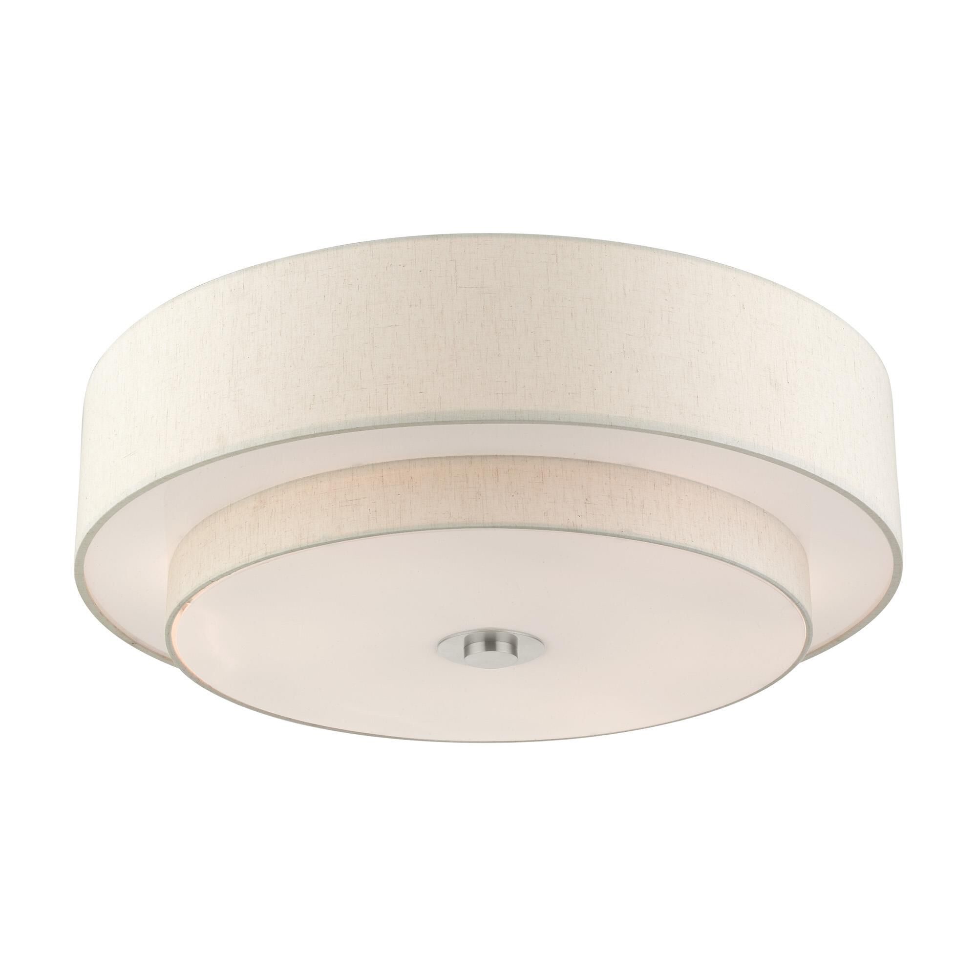Monroe 30 Inch Semi Flush Mount by Livex Lighting