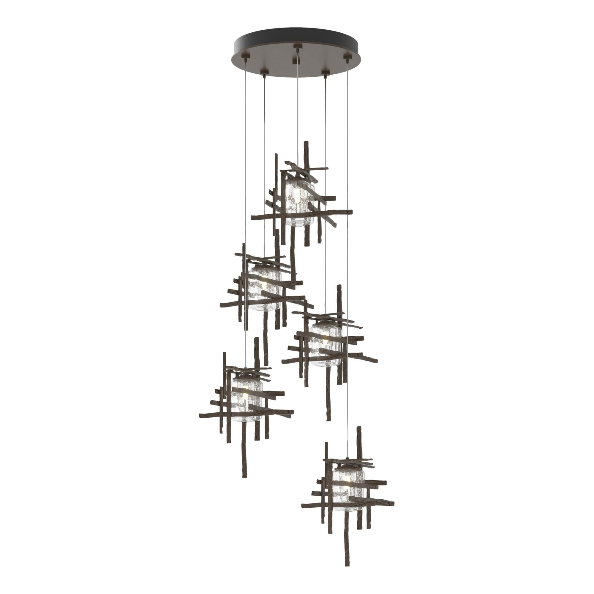 Tura 27 Inch 5 Light Multi Light Pendant,