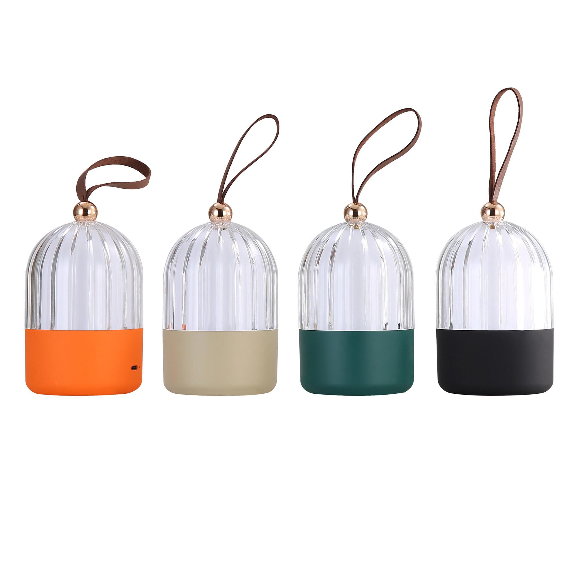 Shown in Matte Orange finish and Clear glass