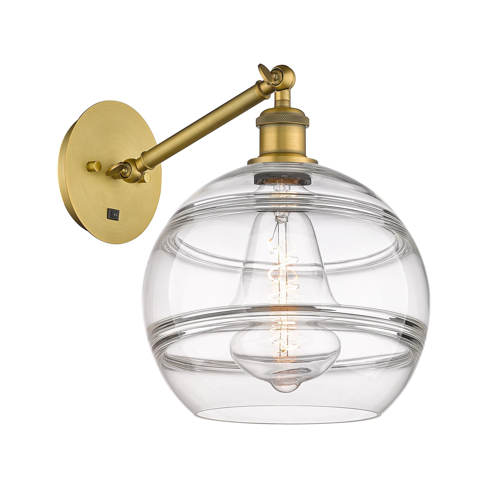 Shown in Brushed Brass finish