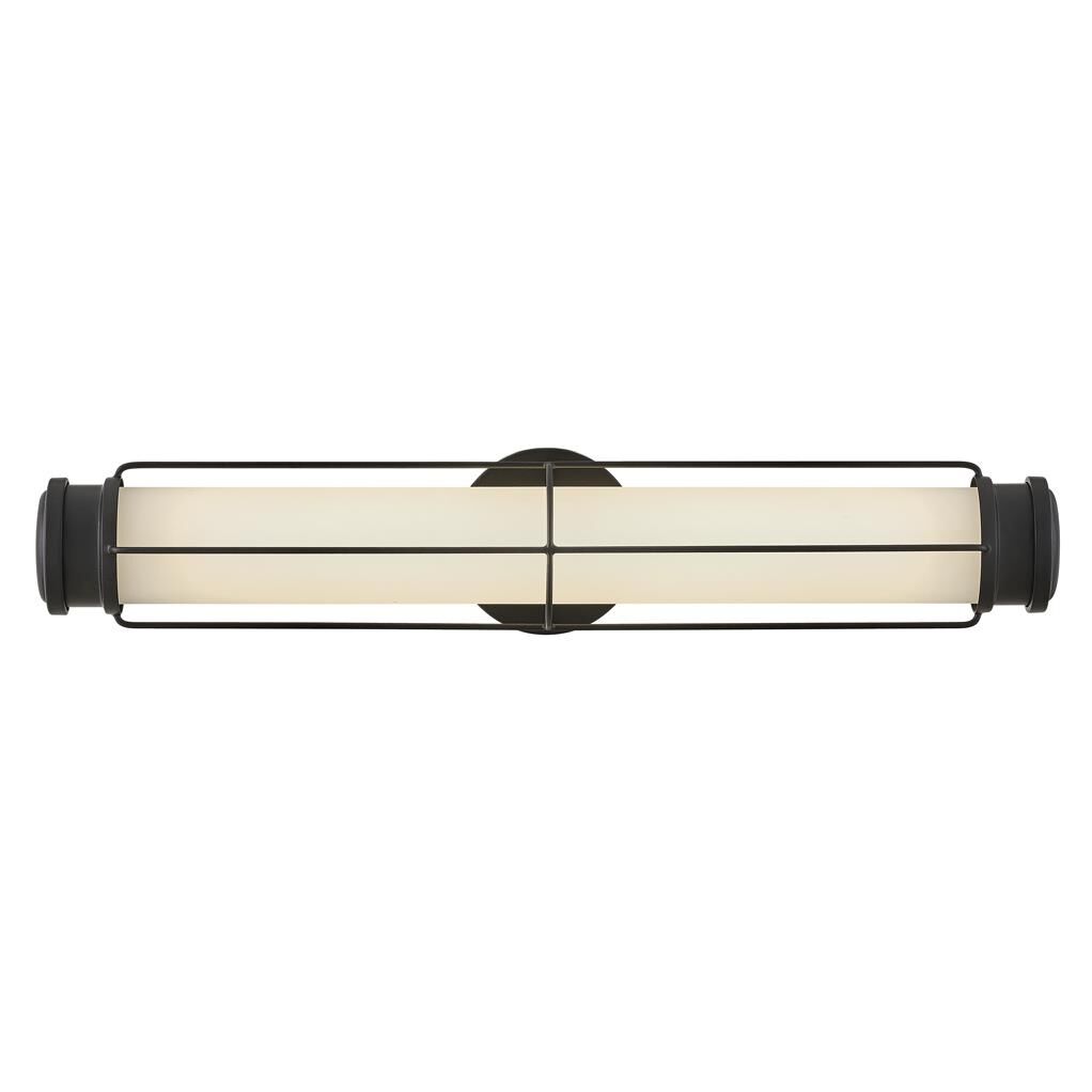 Shown in Black finish and Etched Opal glass