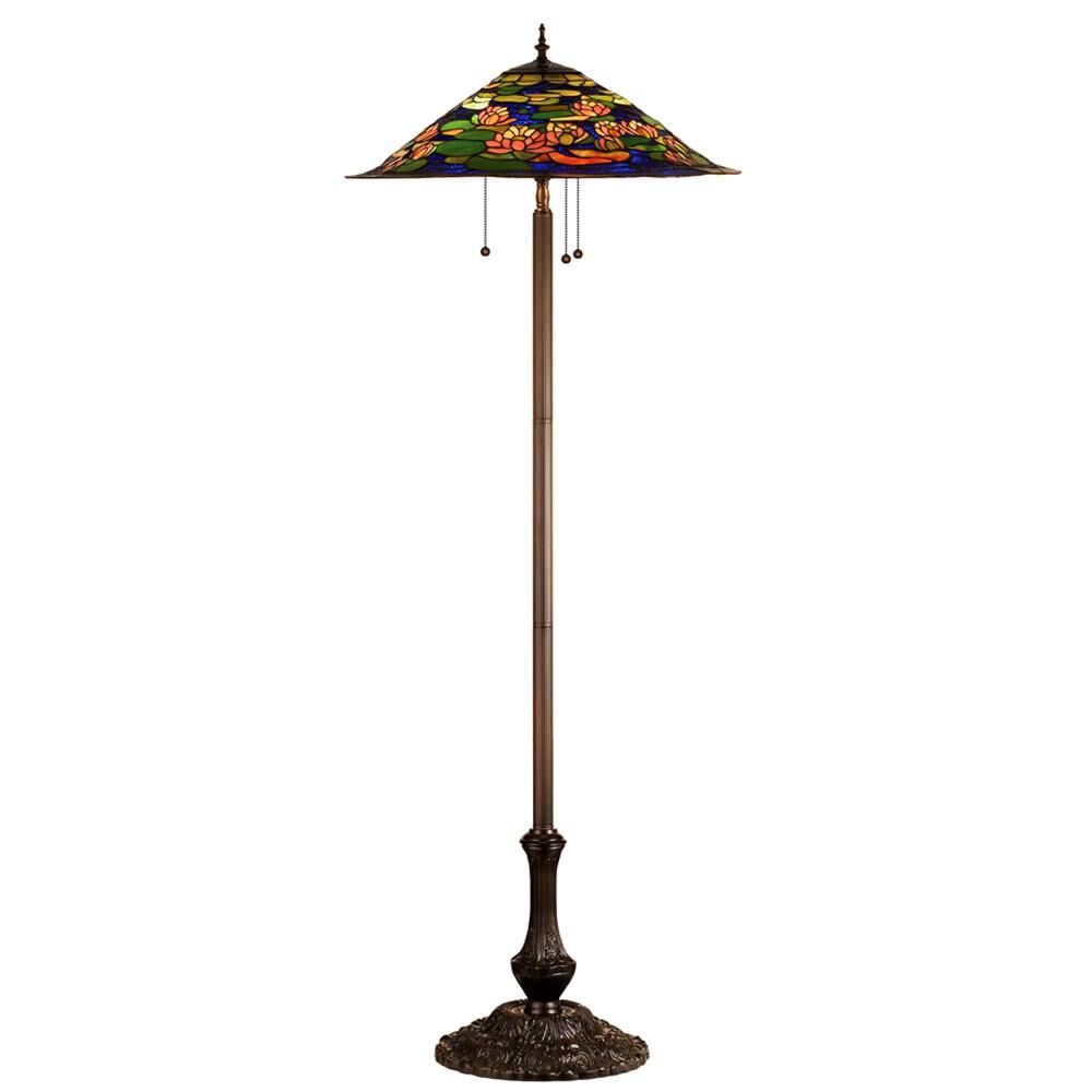 Tiffany Pond Lily 64 Inch Floor Lamp by Meyda Lighting