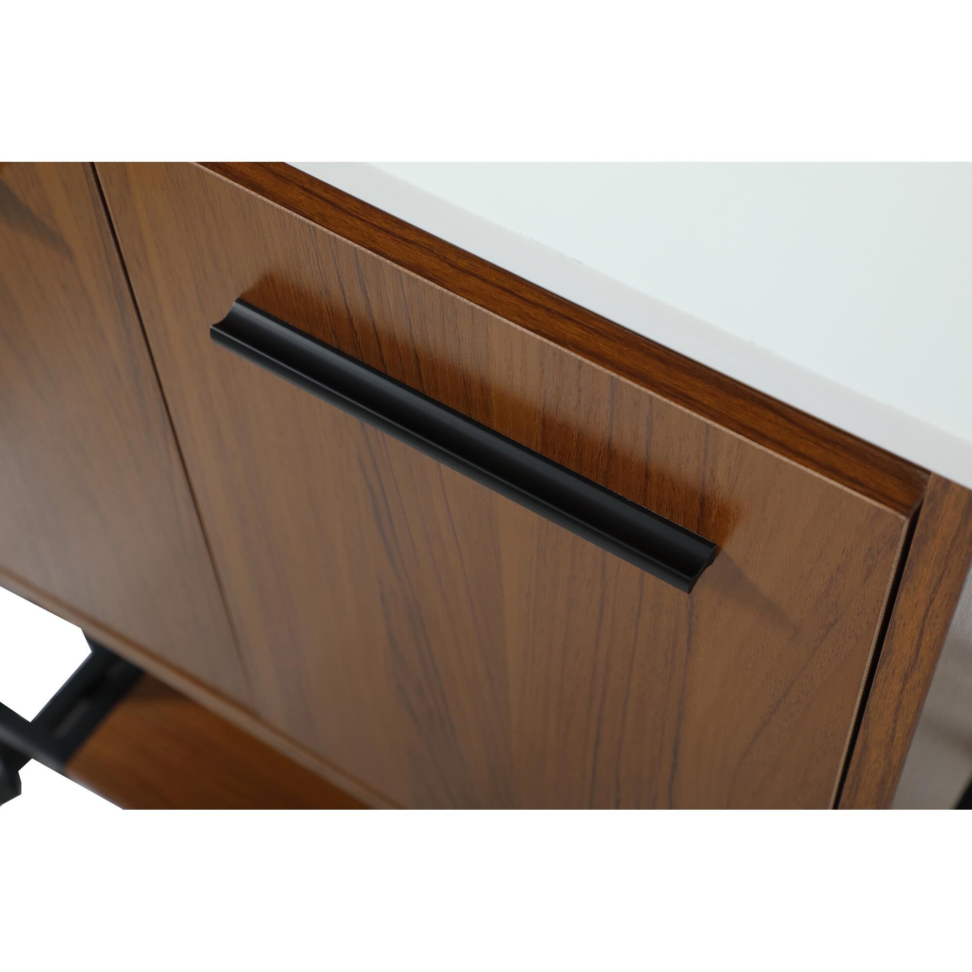 Shown in Teak finish