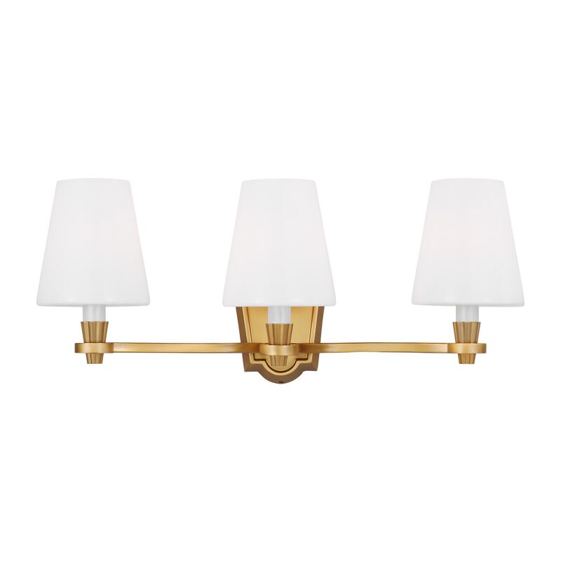 Alexa Hampton Paisley 23 Inch 3 Light Bath Vanity Light by Visual Comfort Studio