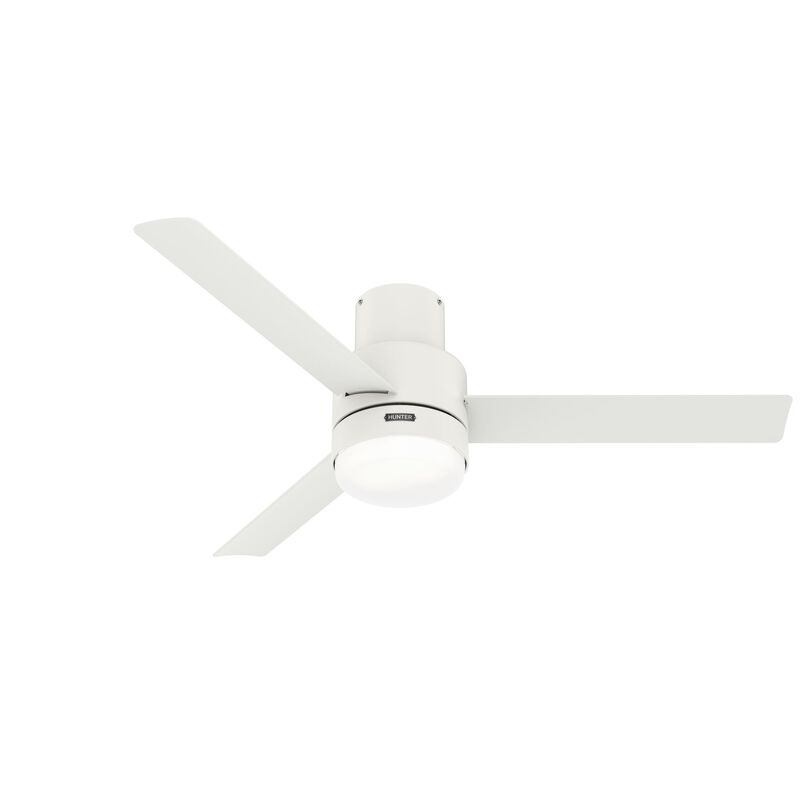 Gilmour 52 Inch Flush Mount Fan with Light Kit by Hunter Fan
