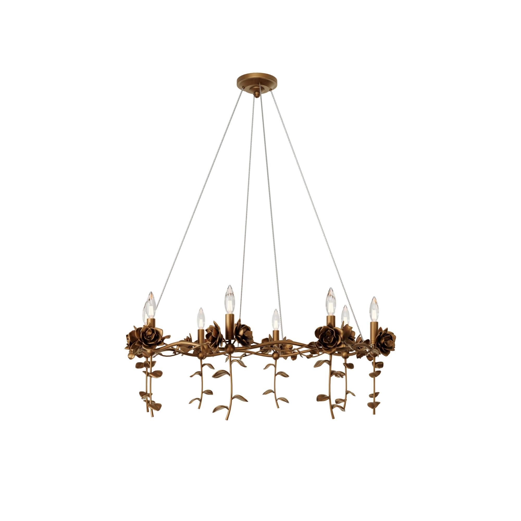 Rosabel 35 Inch Chandelier by Currey and Company