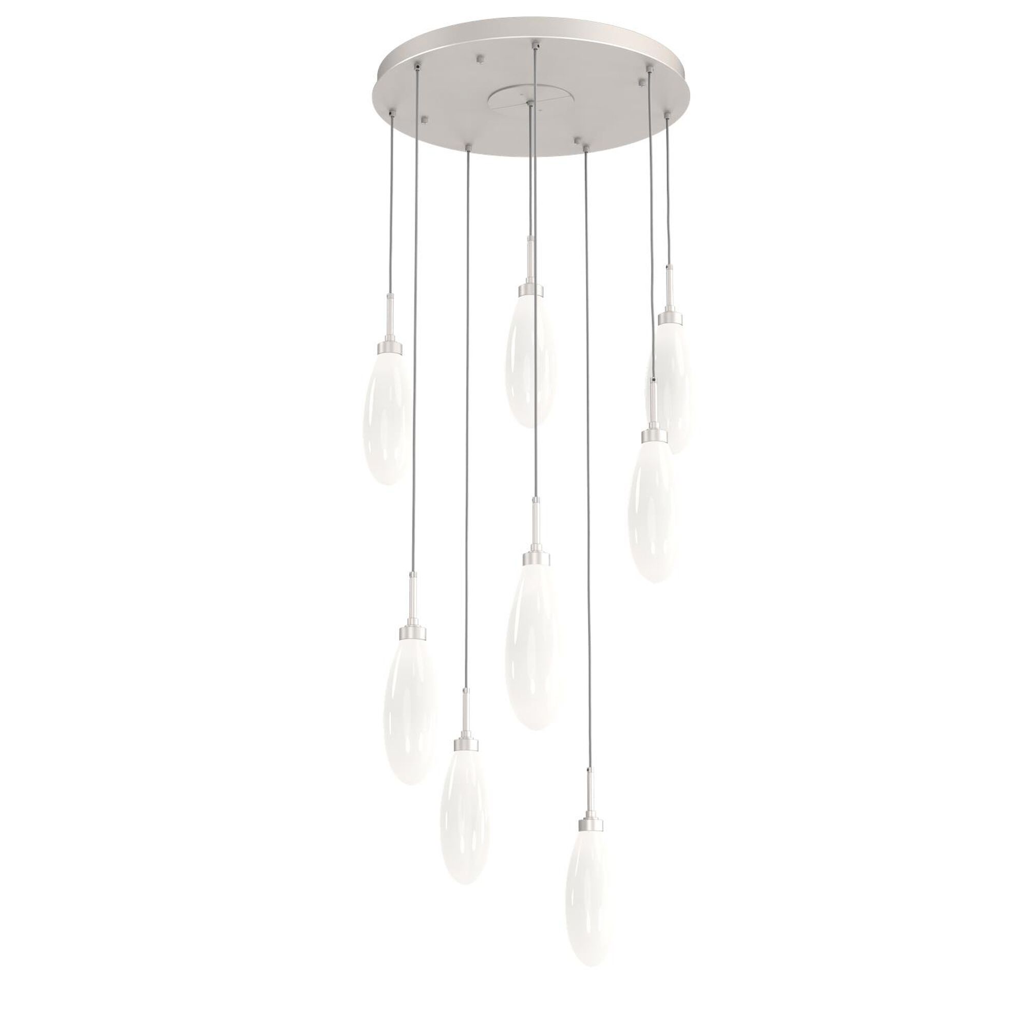 Shown in Beige Silver finish and White Lens glass