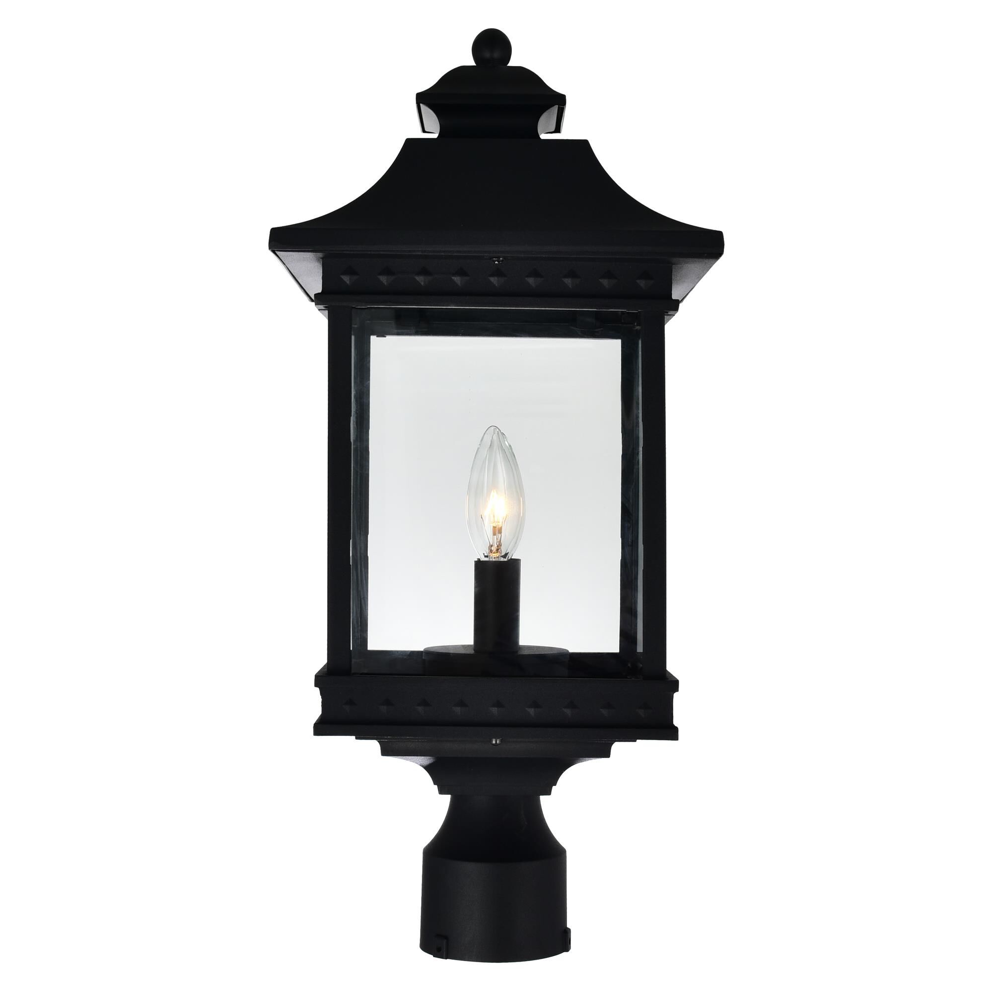 Cleveland 20 Inch Tall 2 Light Outdoor Post Lamp by CWI Lighting