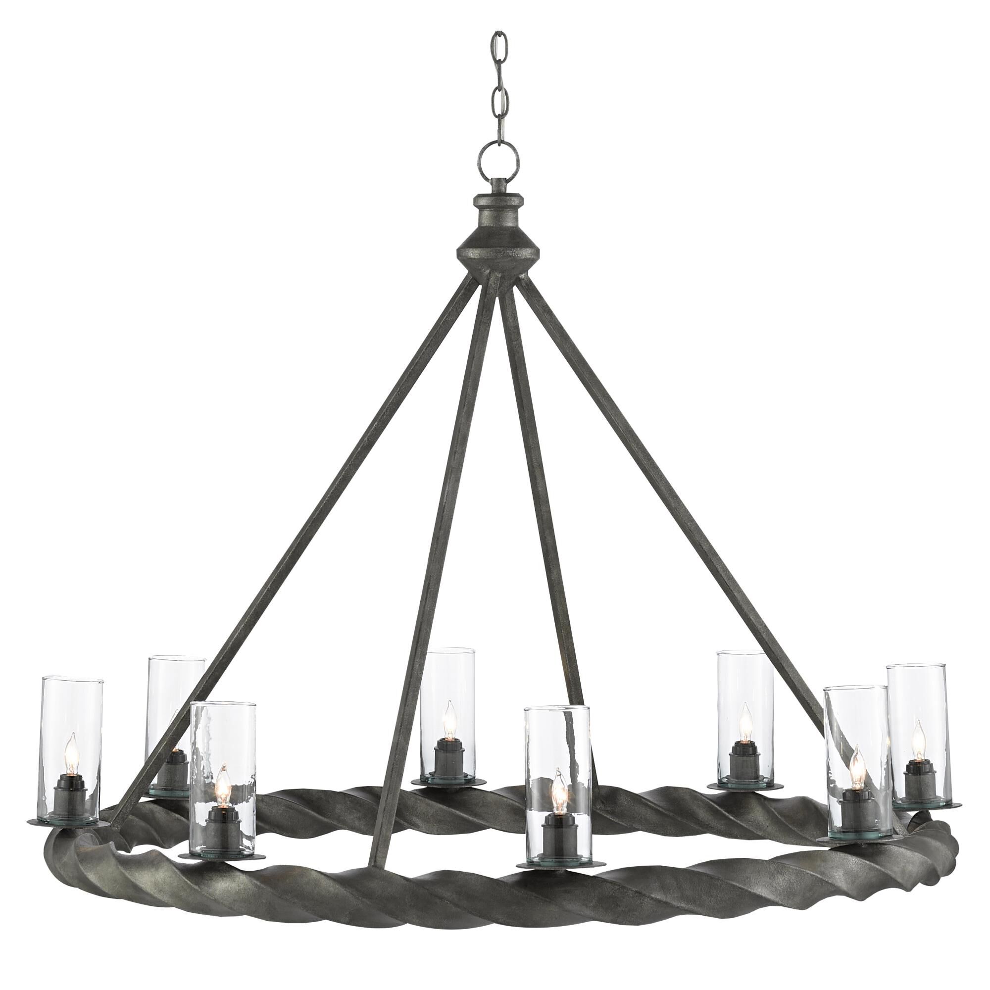 Orson 8 Light Chandelier by Currey and Company