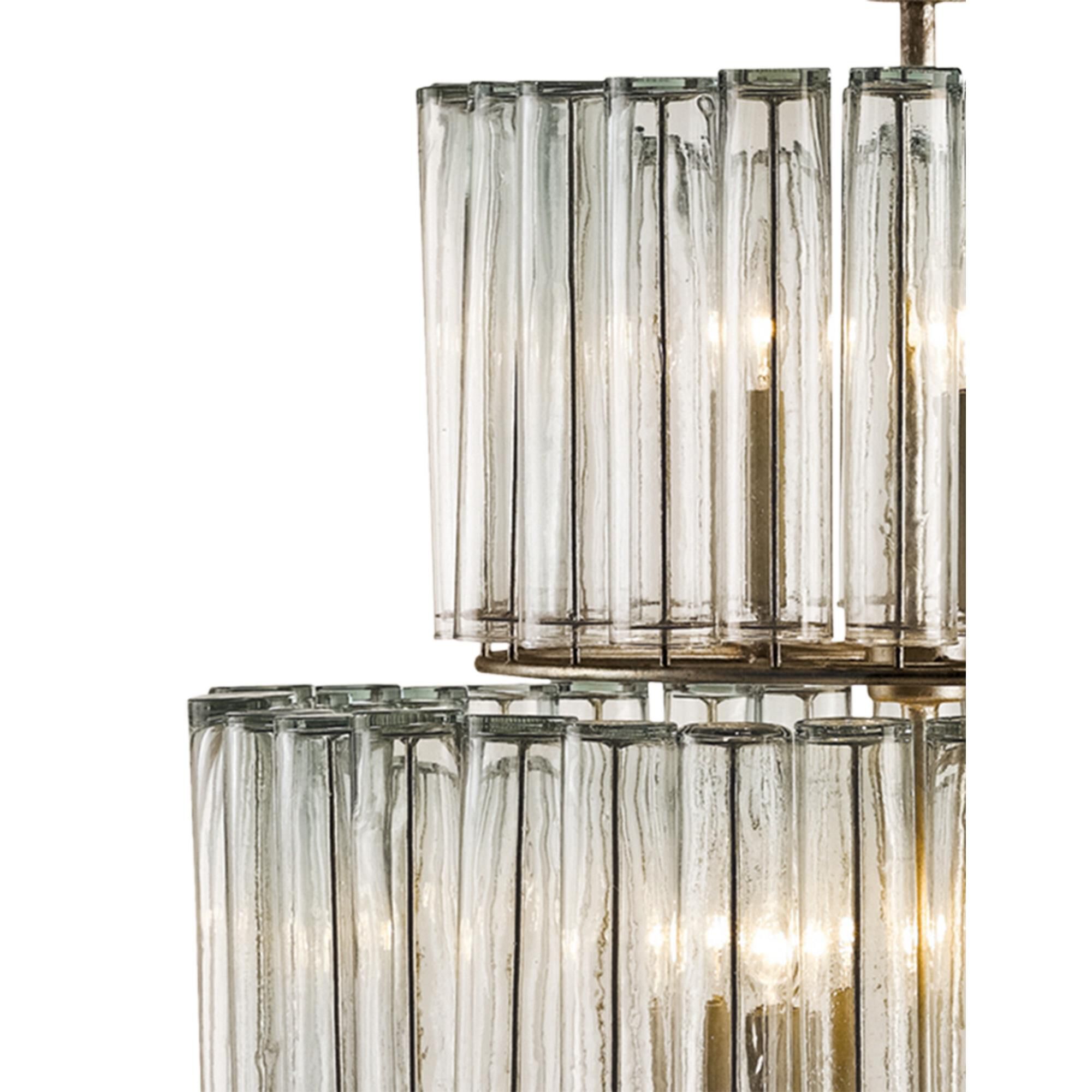 Bevilacqua 27 Inch 12 Light Chandelier by Currey and Company
