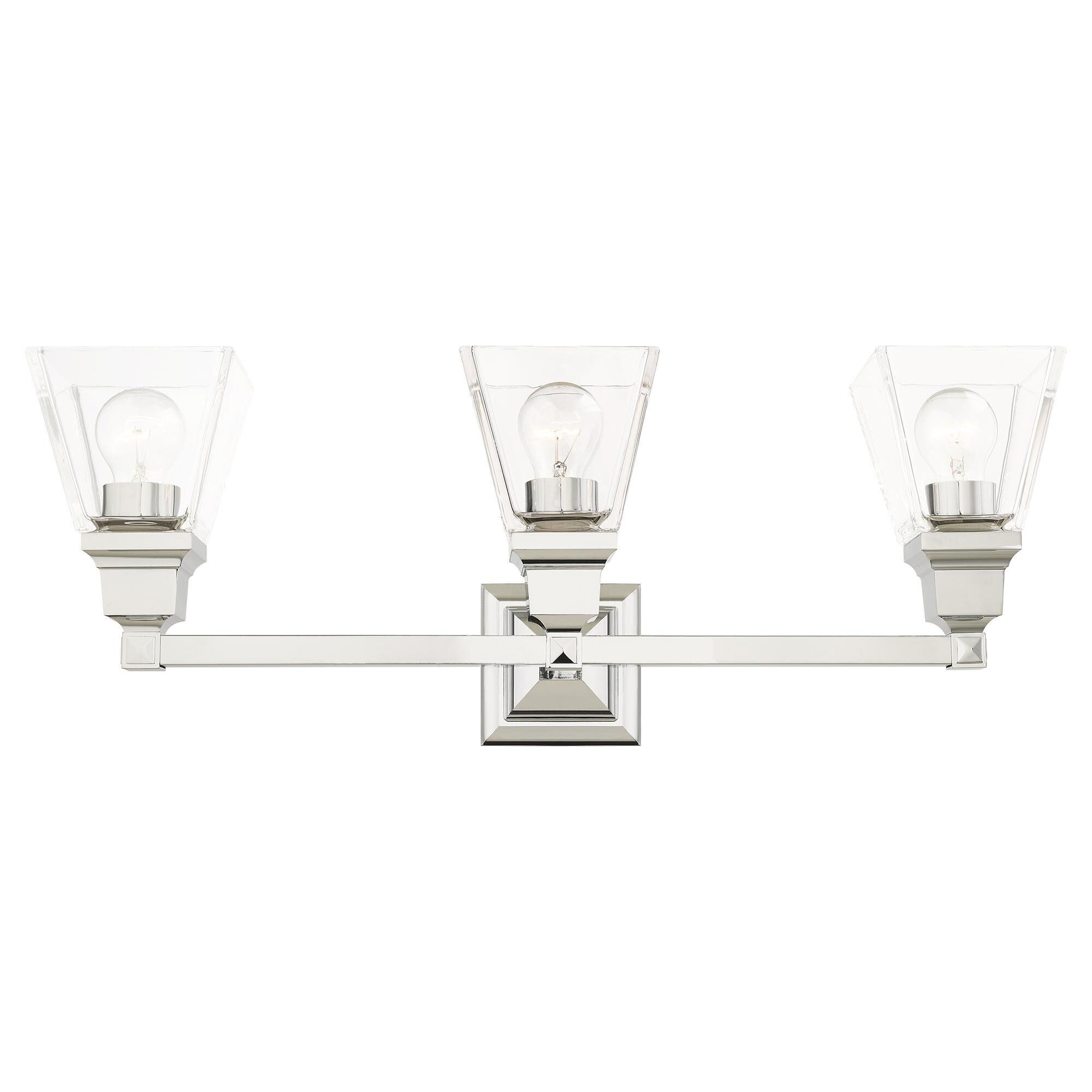 Mission 25 Inch 3 Light Bath Vanity Light by Livex Lighting