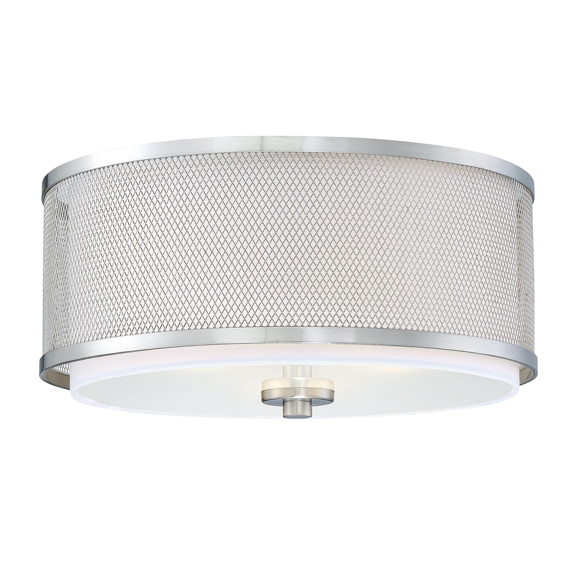 14 Inch 3 Light LED Flush Mount by Meridian Lighting