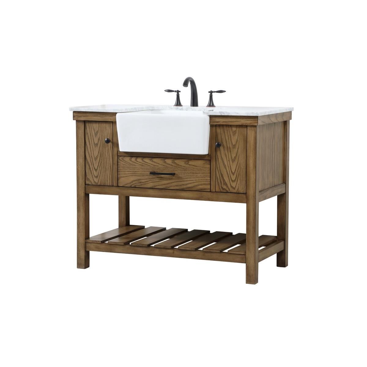 Shown in Green finish and Without Backsplash accent