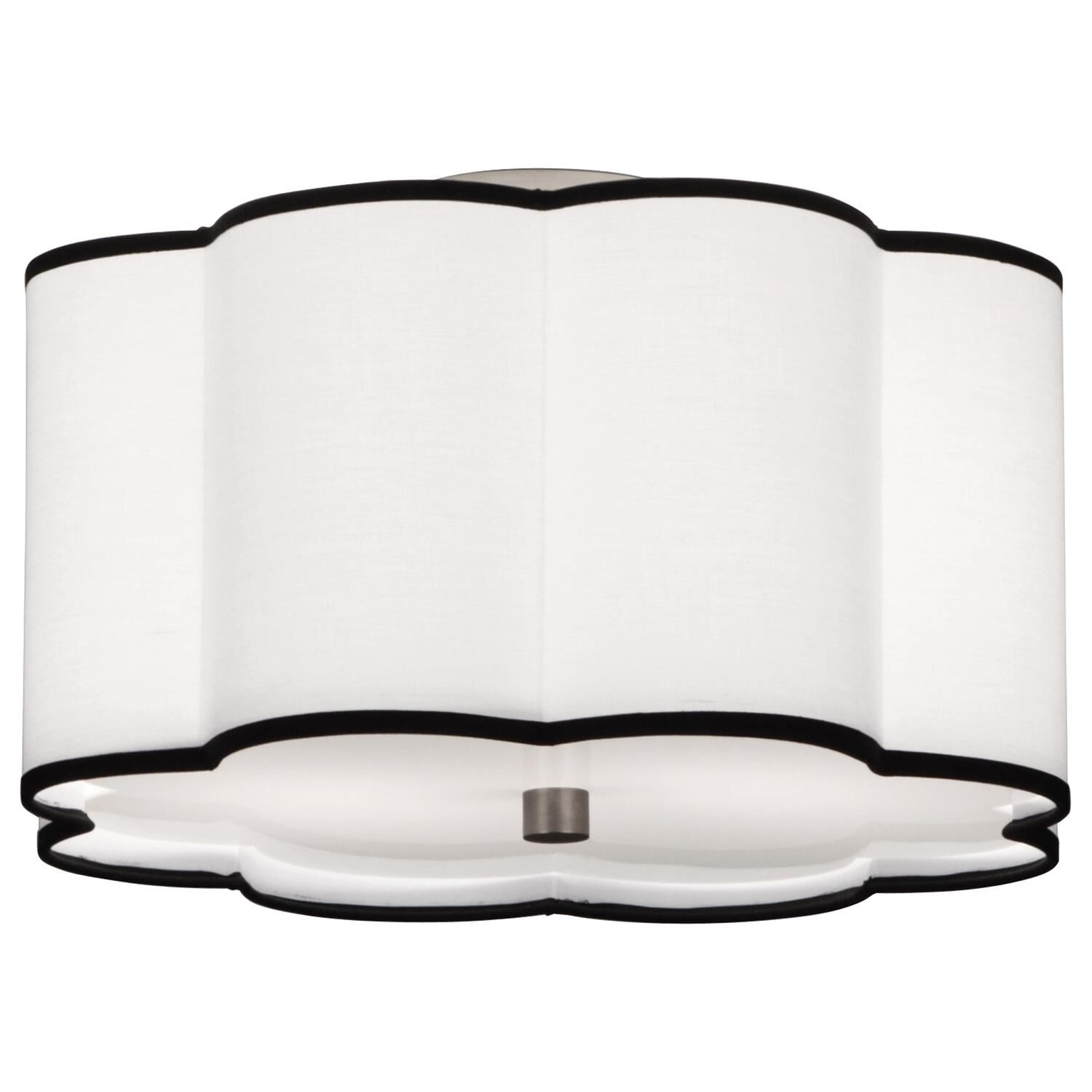 Axis 16 Inch 2 Light Flush Mount by Robert Abbey
