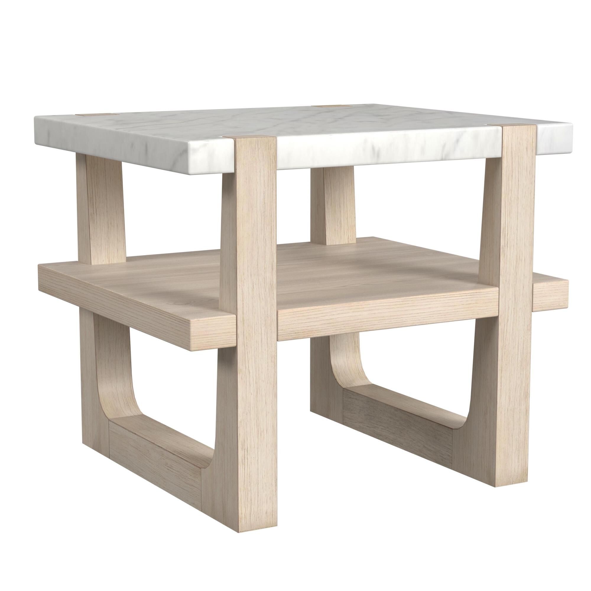 Shown in Sunbleached Ash - Bianco Marble finish