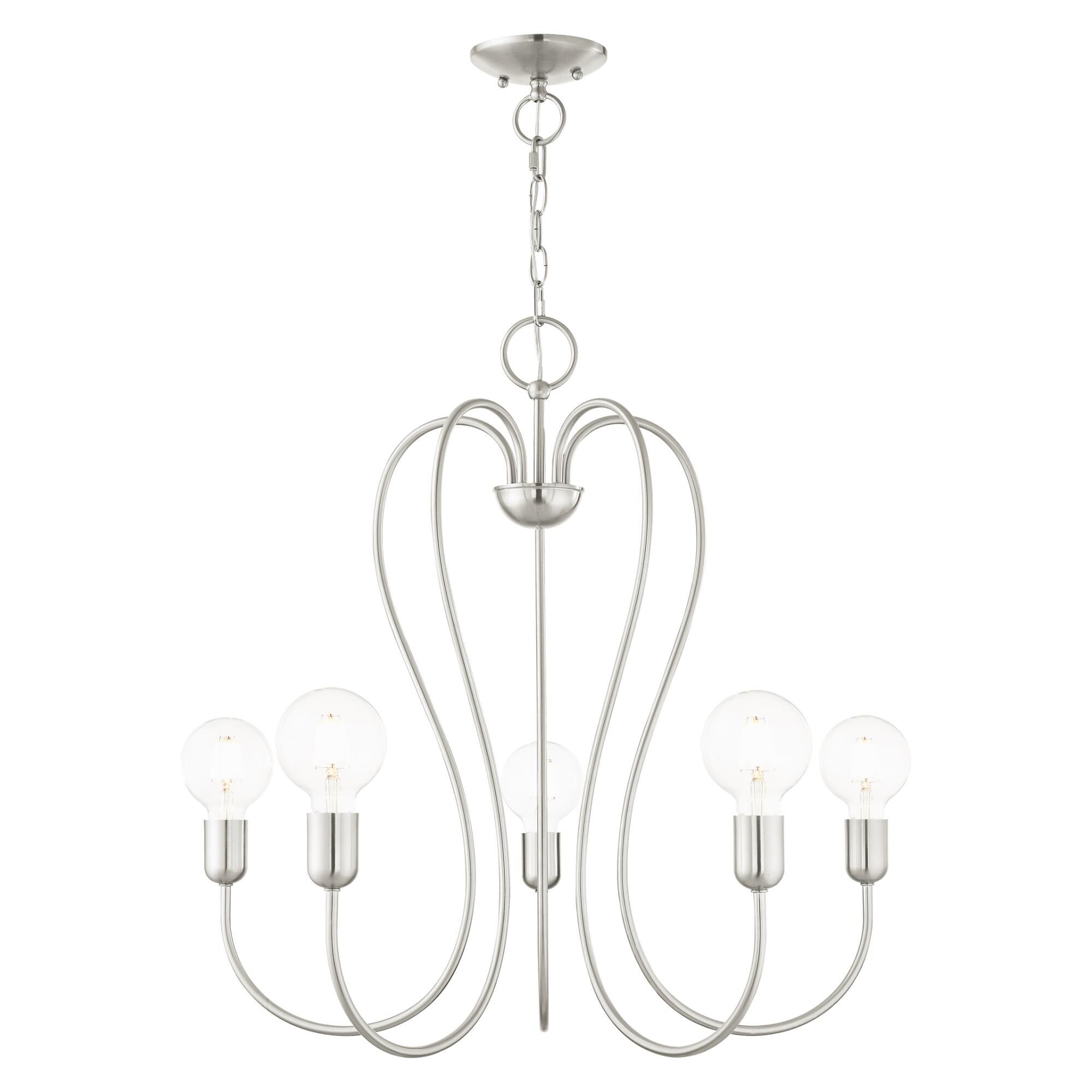 Shown in Brushed Nickel finish