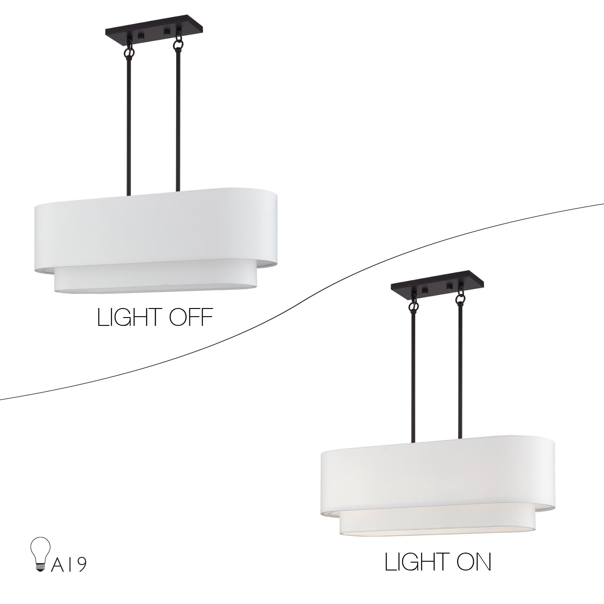 Manorwood 30 Inch Linear Suspension Light by Livex Lighting