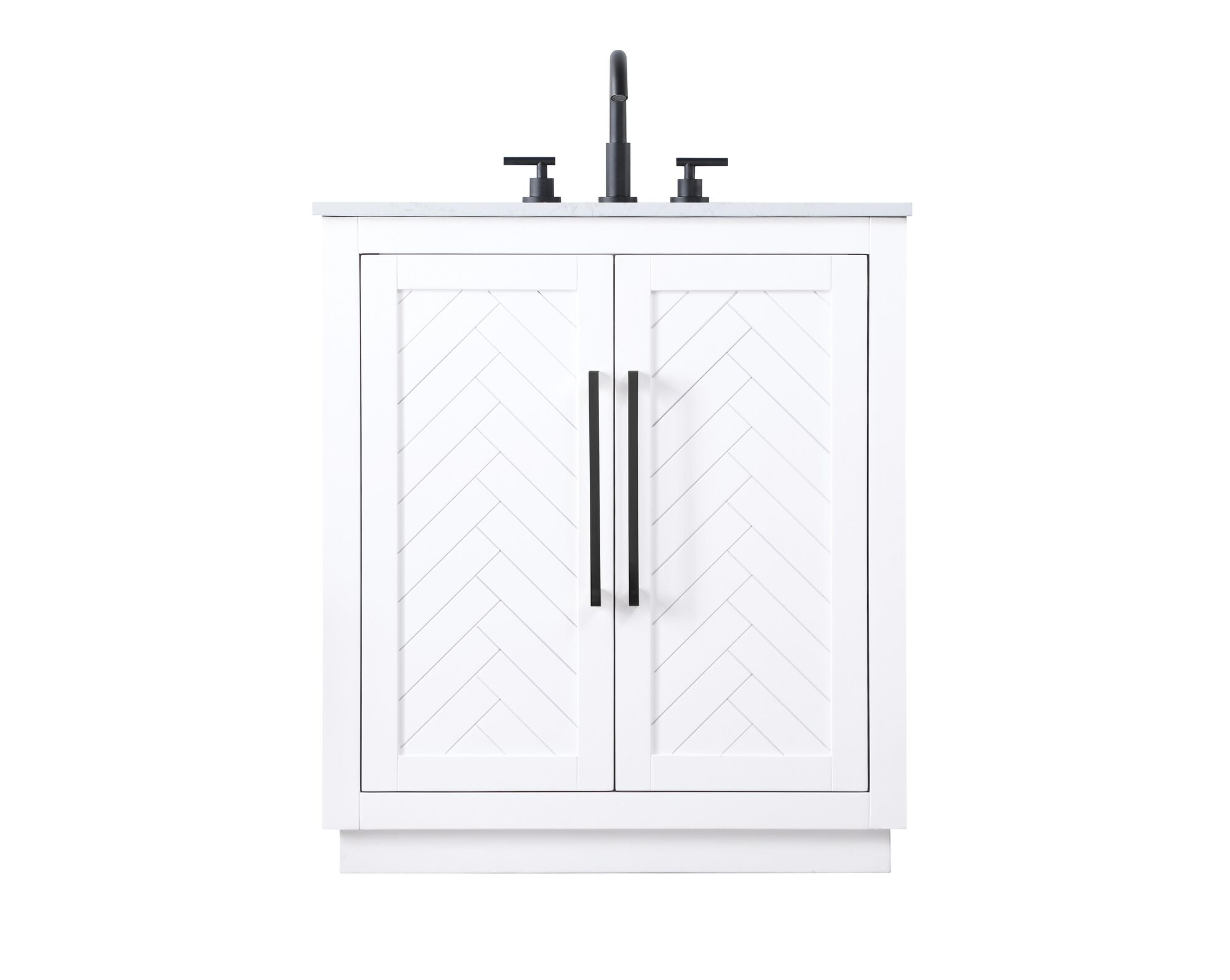 Shown in White finish