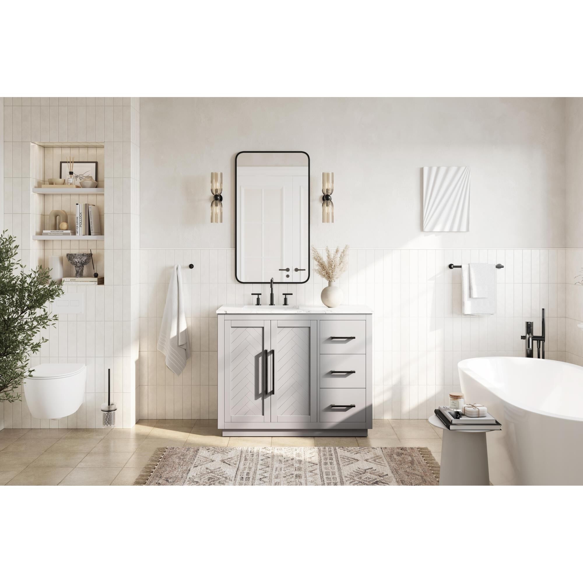 Chase 42 Inch Bath Vanity by Elegant Dcor