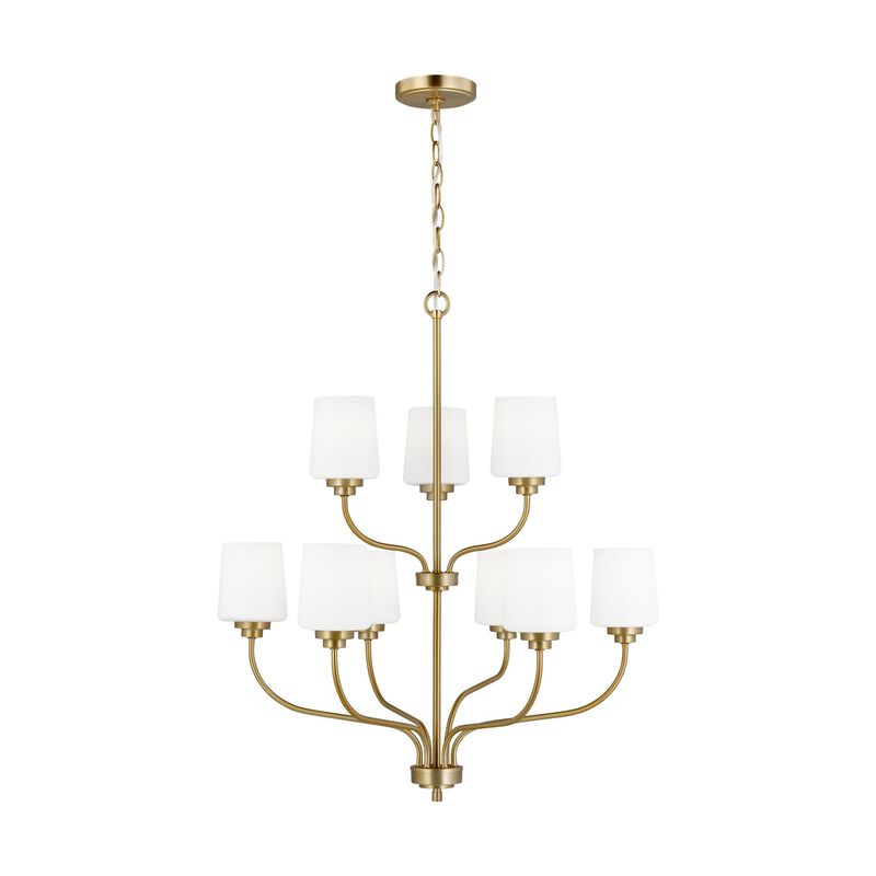 Windom 28 Inch 9 Light Chandelier by Generation Lighting