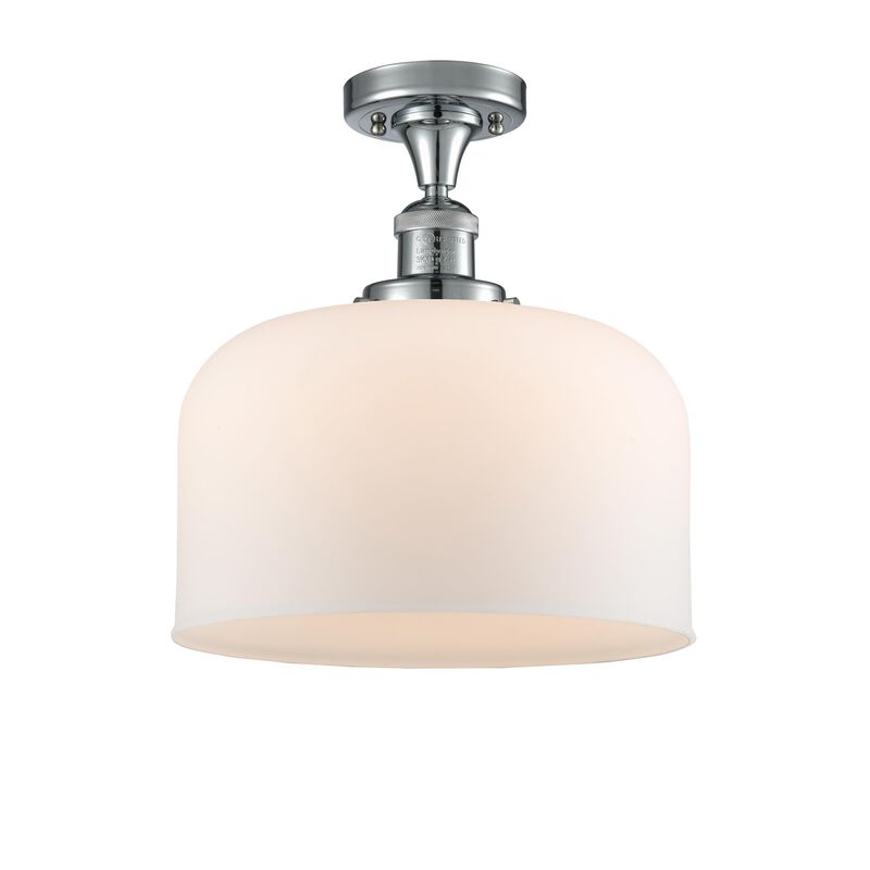 Bruno Marashlian Bell 12 Inch 1 Light Semi Flush Mount by Innovations Lighting