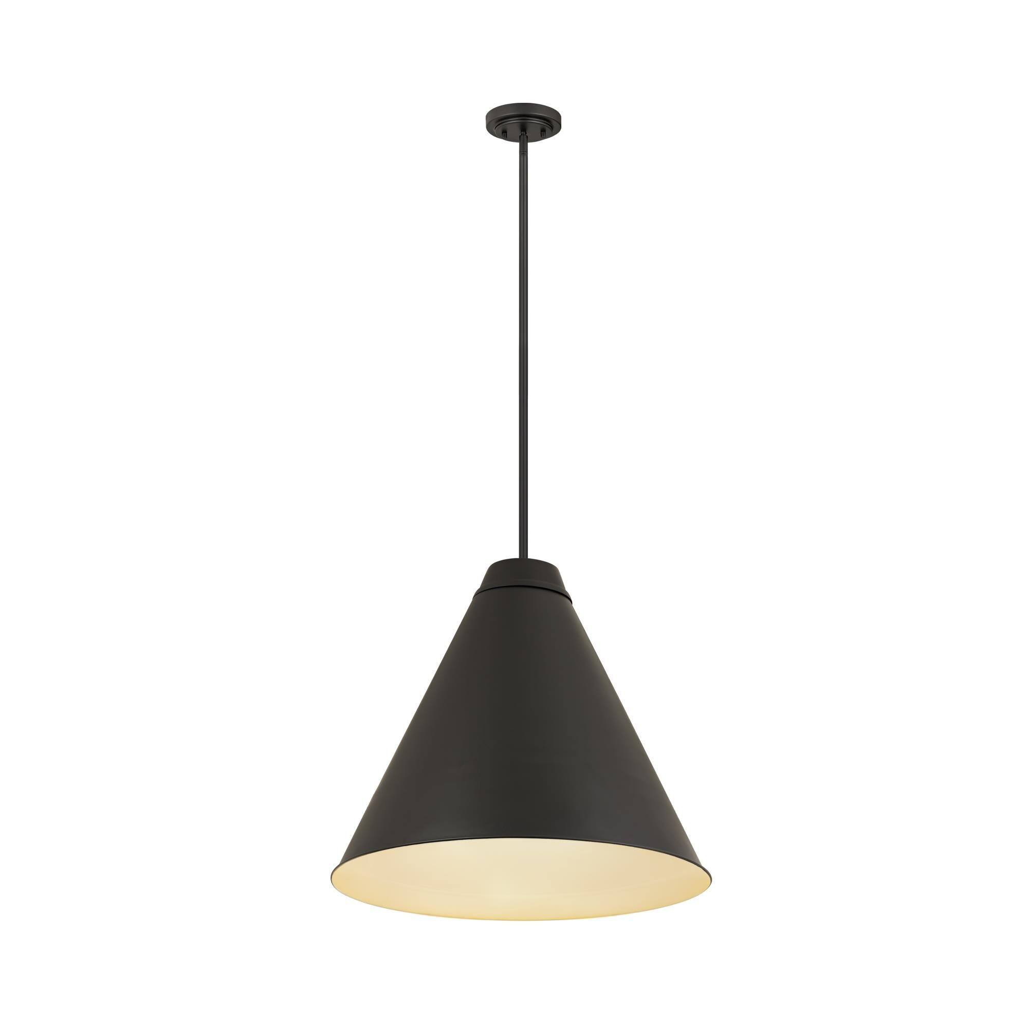 Shown in Matte Black finish and Iron glass and Iron shade