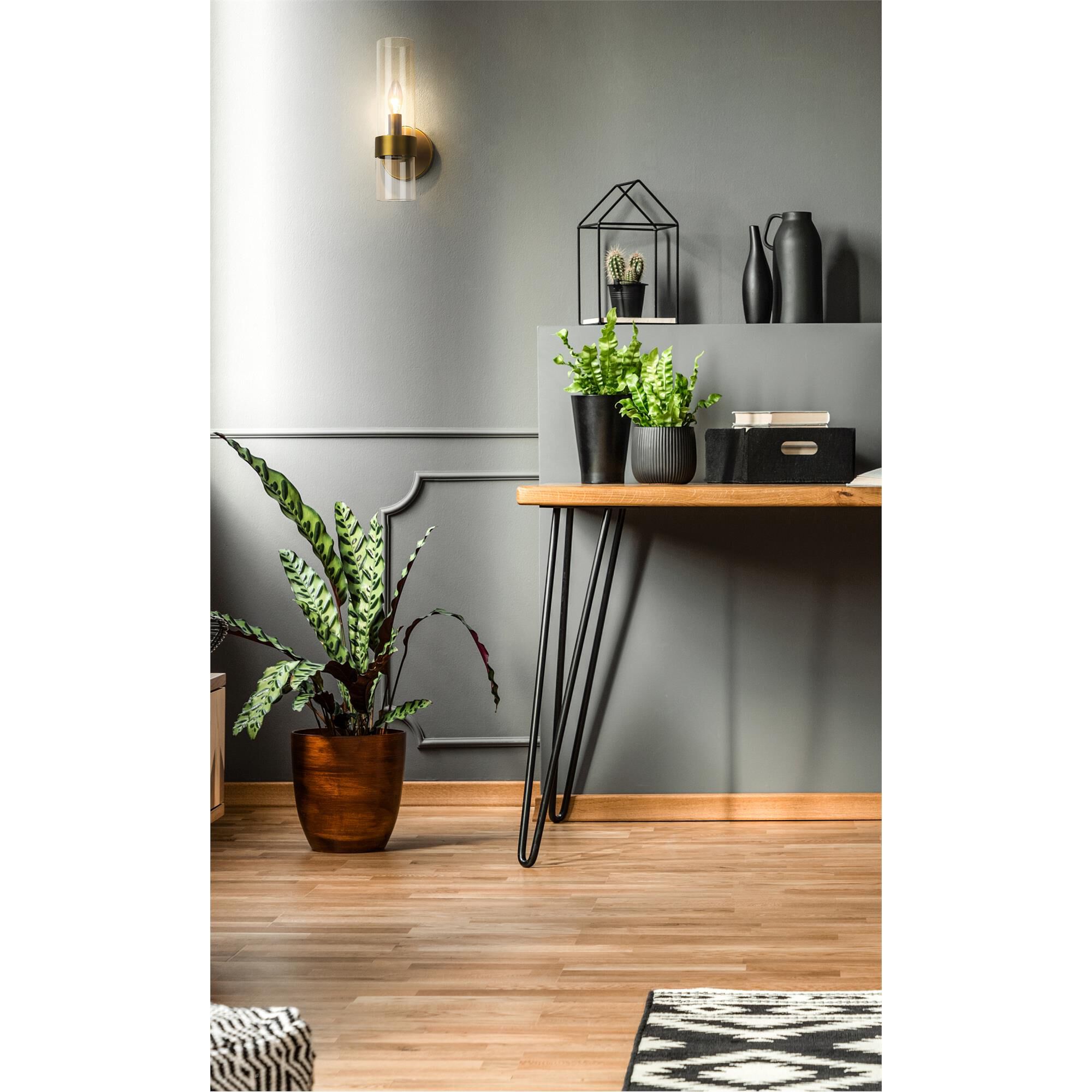 Shown in Rubbed Brass finish