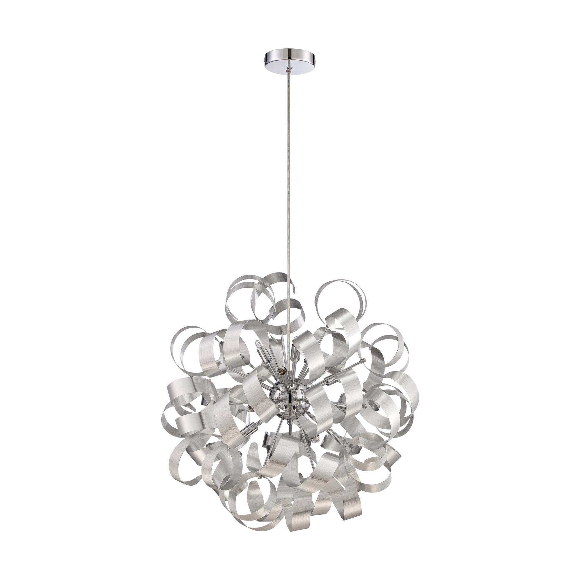 Platinum Collection Ribbons 23 Inch Large Pendant by Quoizel