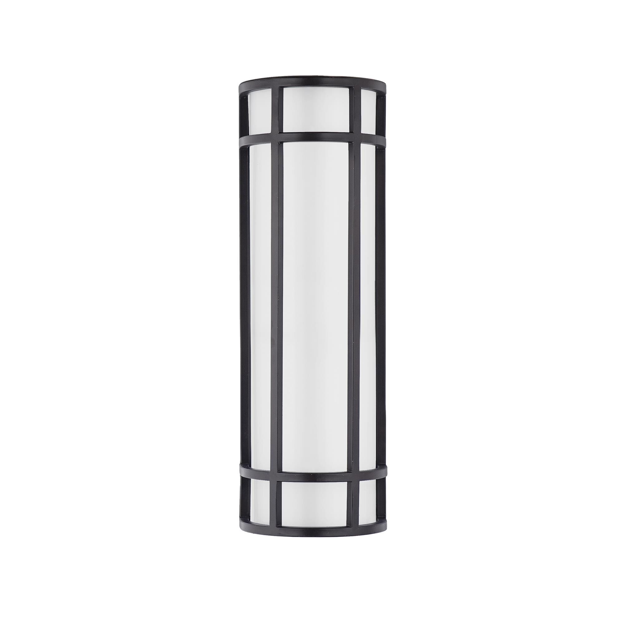 Shown in Bronze finish and White glass and UV - Rated Polycarbonate shade