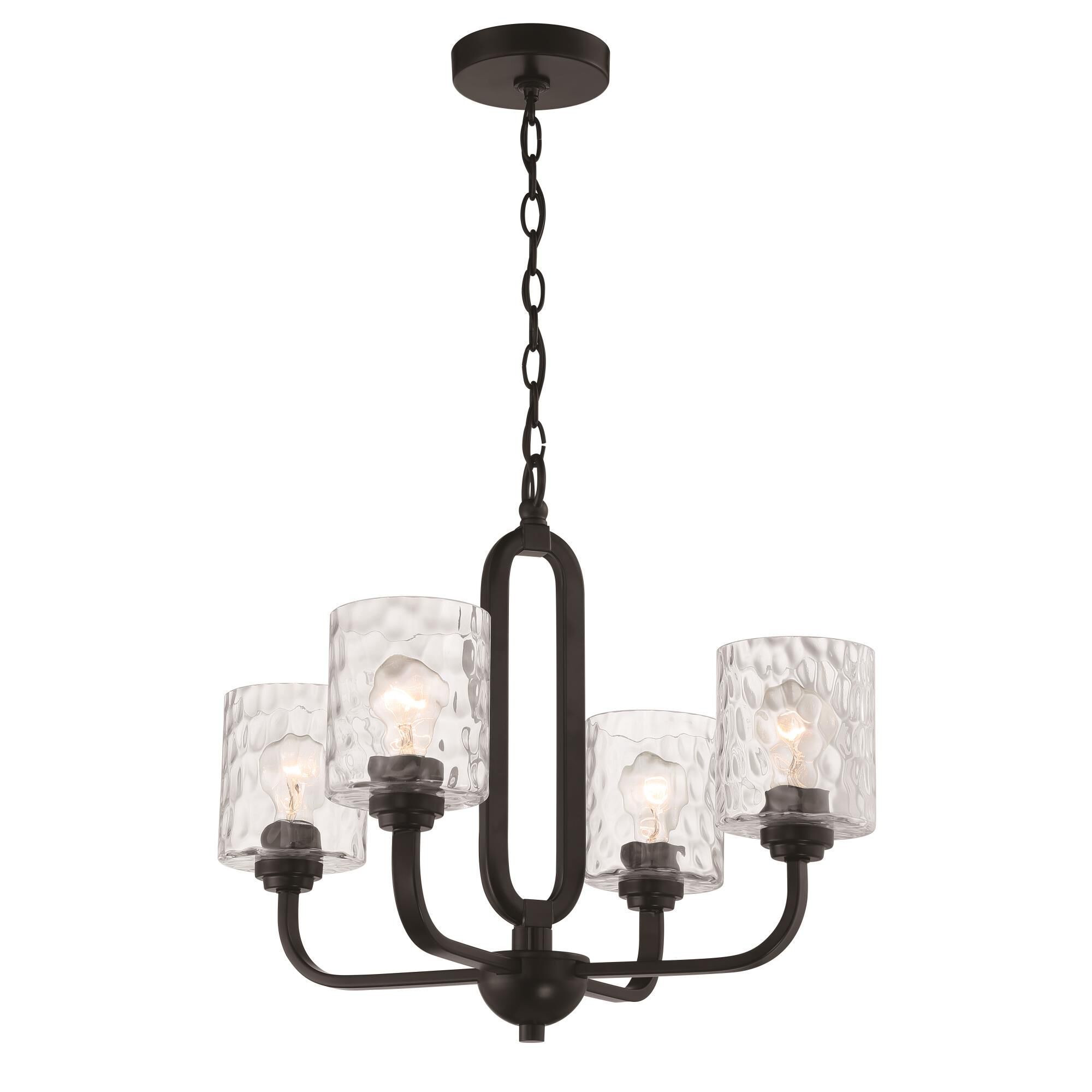 Collins 23 Inch 4 Light Chandelier by Craftmade