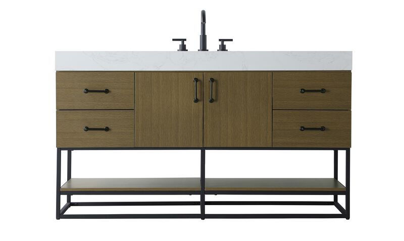 Caroline 60 Inch Bath Vanity by Elegant Dcor