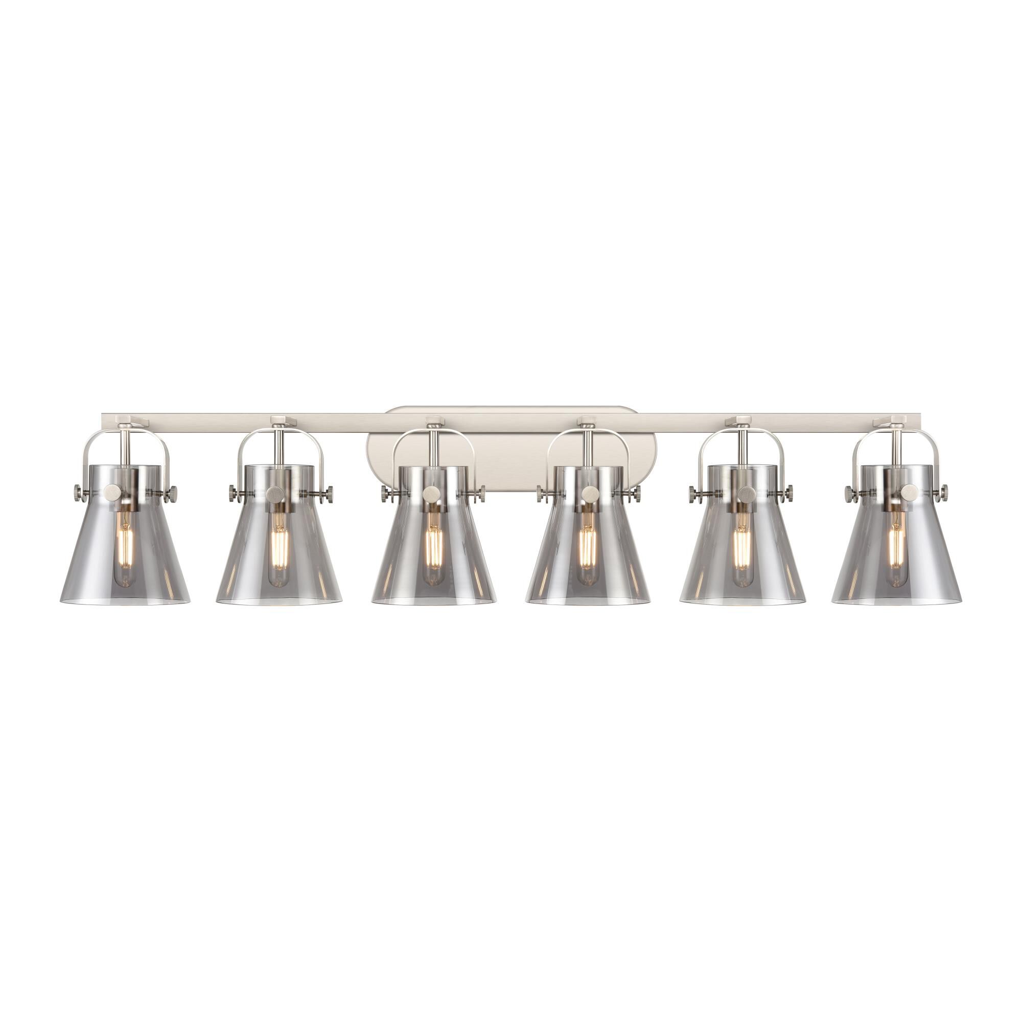 Bruno Marashlian Pilaster II Cone 46 Inch Bath Vanity Light by Innovations Lighting