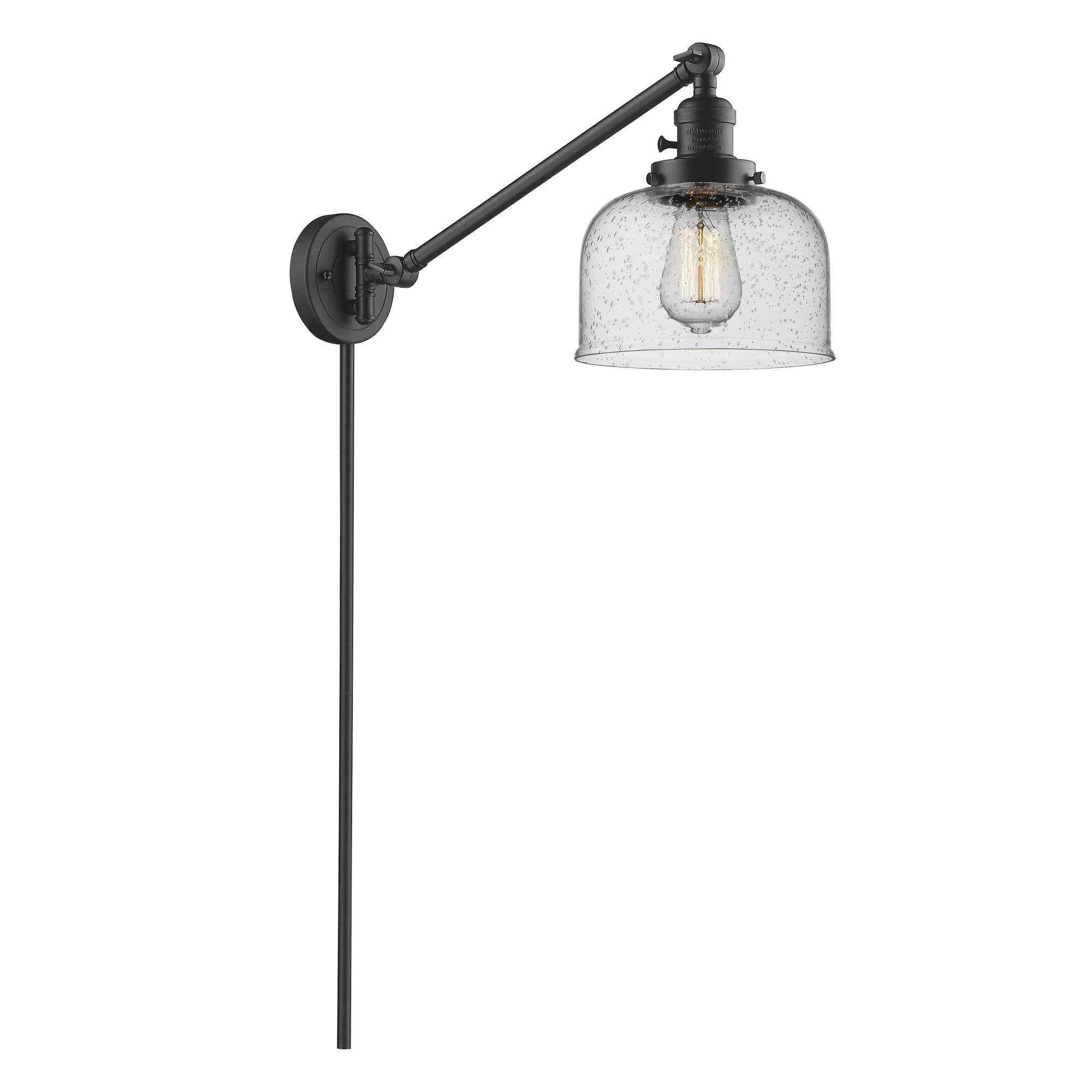 Bruno Marashlian Large Bell Wall Swing Lamp by Innovations Lighting