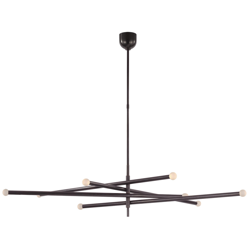 Visual Comfort Signature Collection Kelly Wearstler Rousseau 80 Inch LED Chandelier